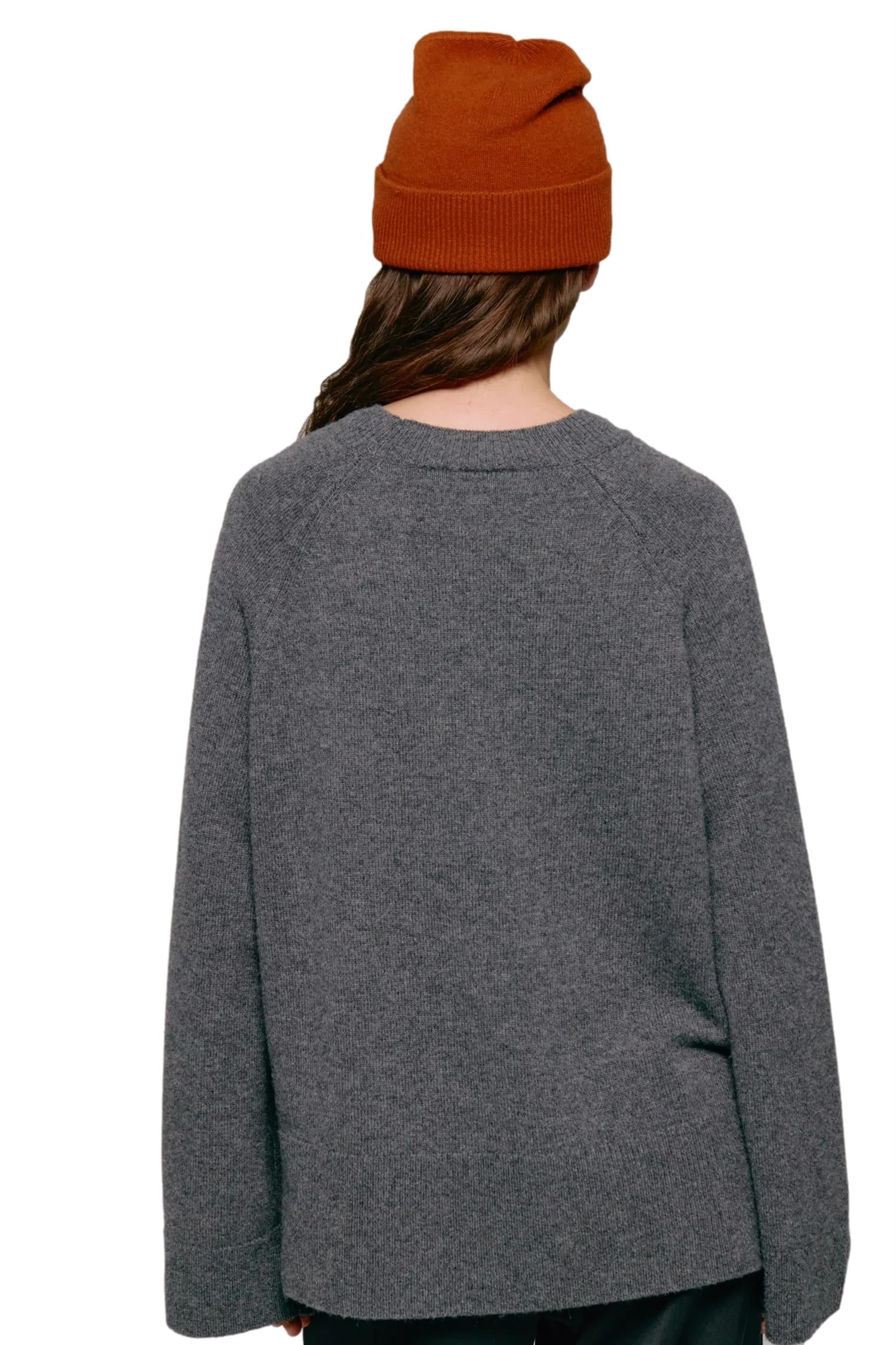 Julie Josephine Olava Sweater Genser Mørkegrå - modostore.no