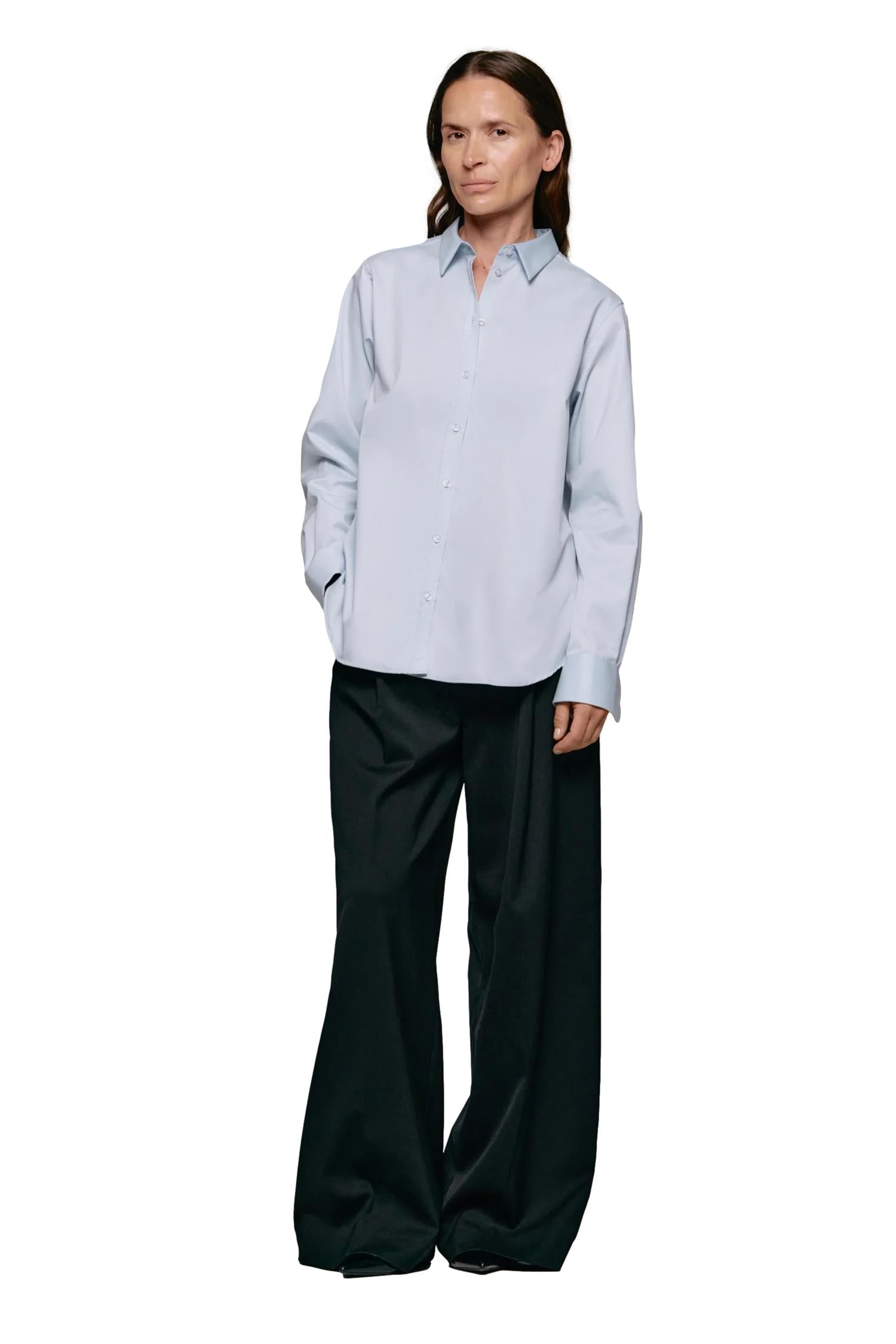 Julie Josephine Sofie Shirt Skjorte Lyseblå - modostore.no