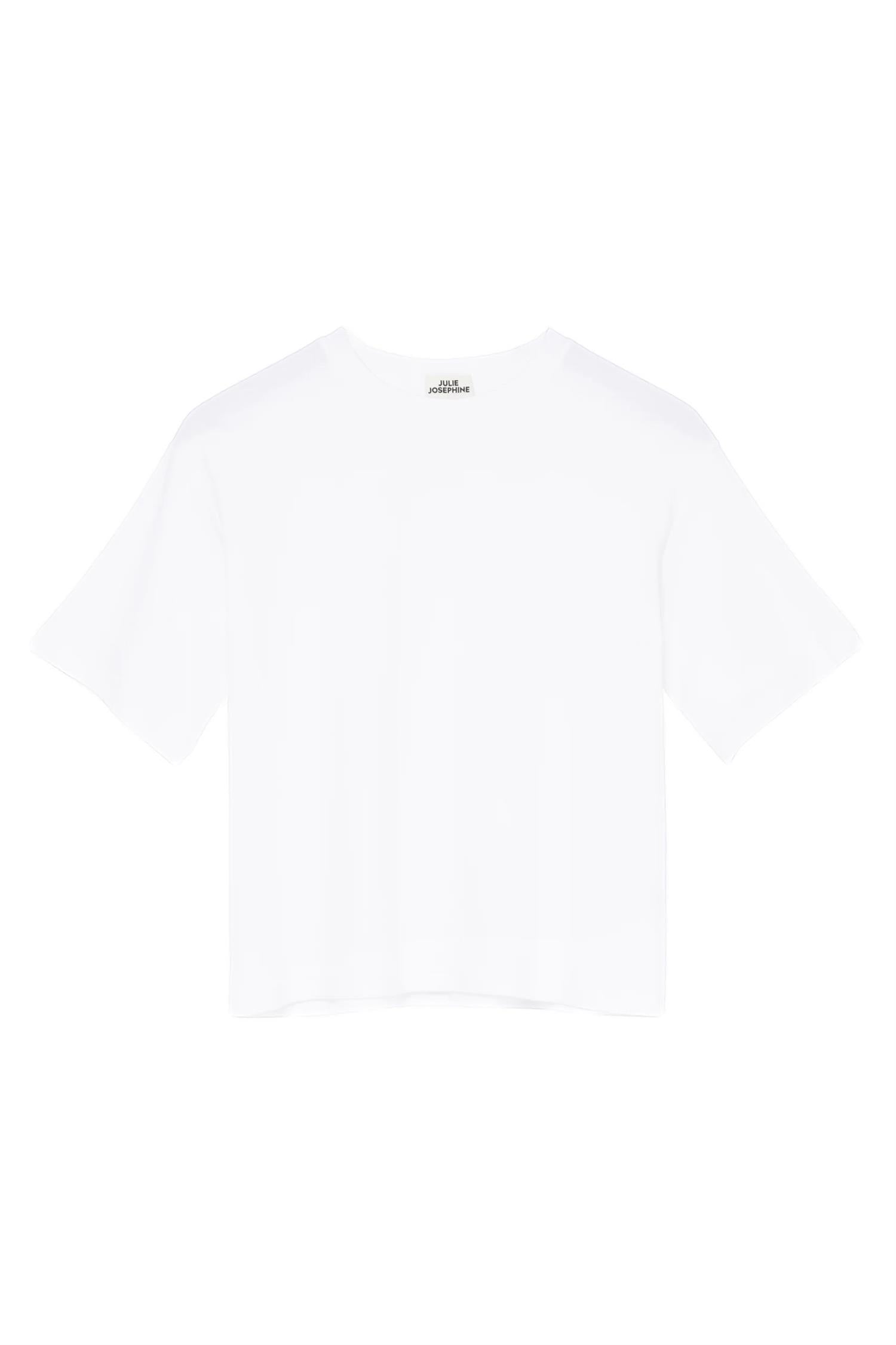 Julie Josephine Stella Tee T-shirt Hvit - modostore.no