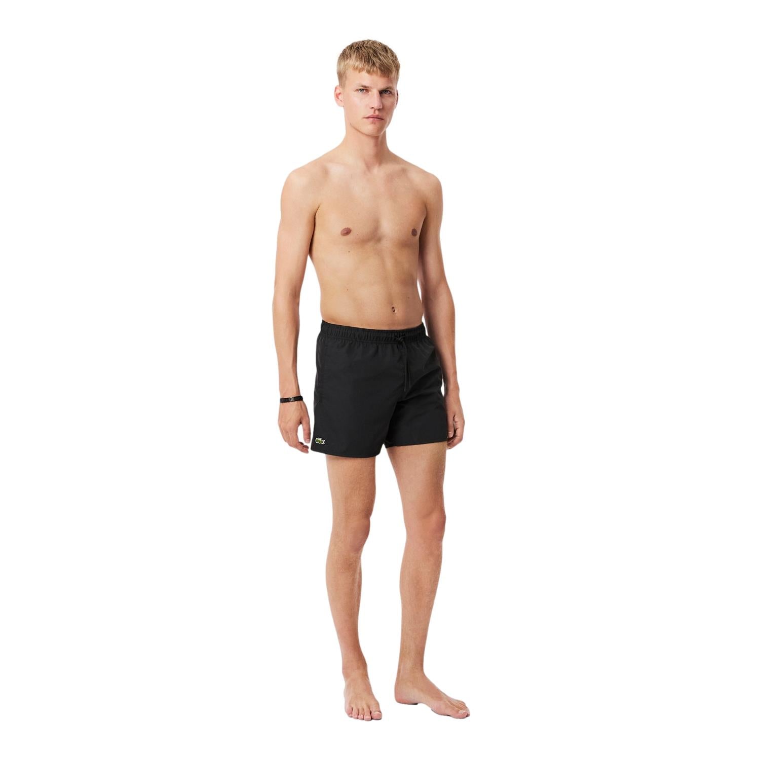 Lacoste Quick-Dry Swim Trunks Shorts Sort - modostore.no