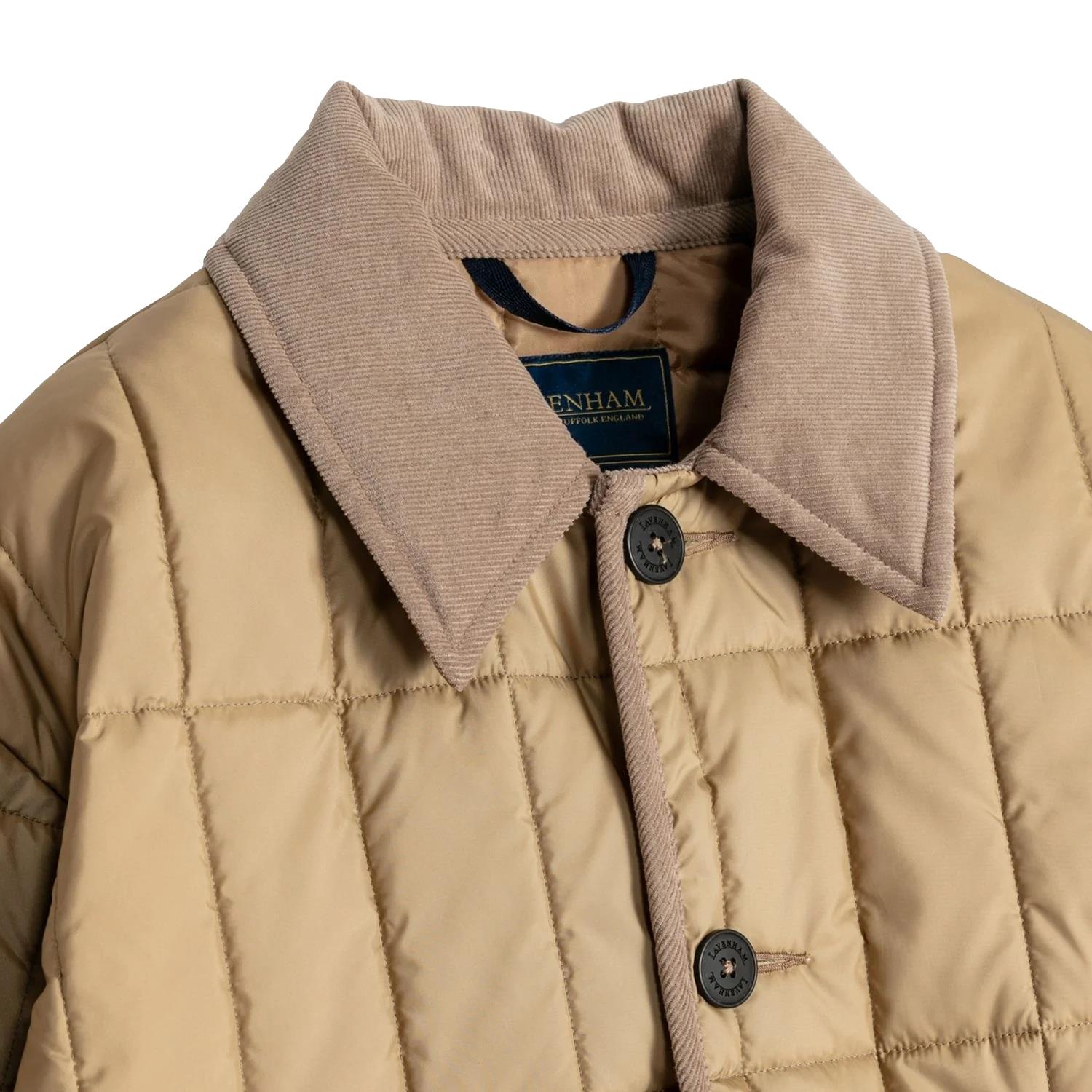 Lavenham Button Front Raydon Jakke Beige - modostore.no