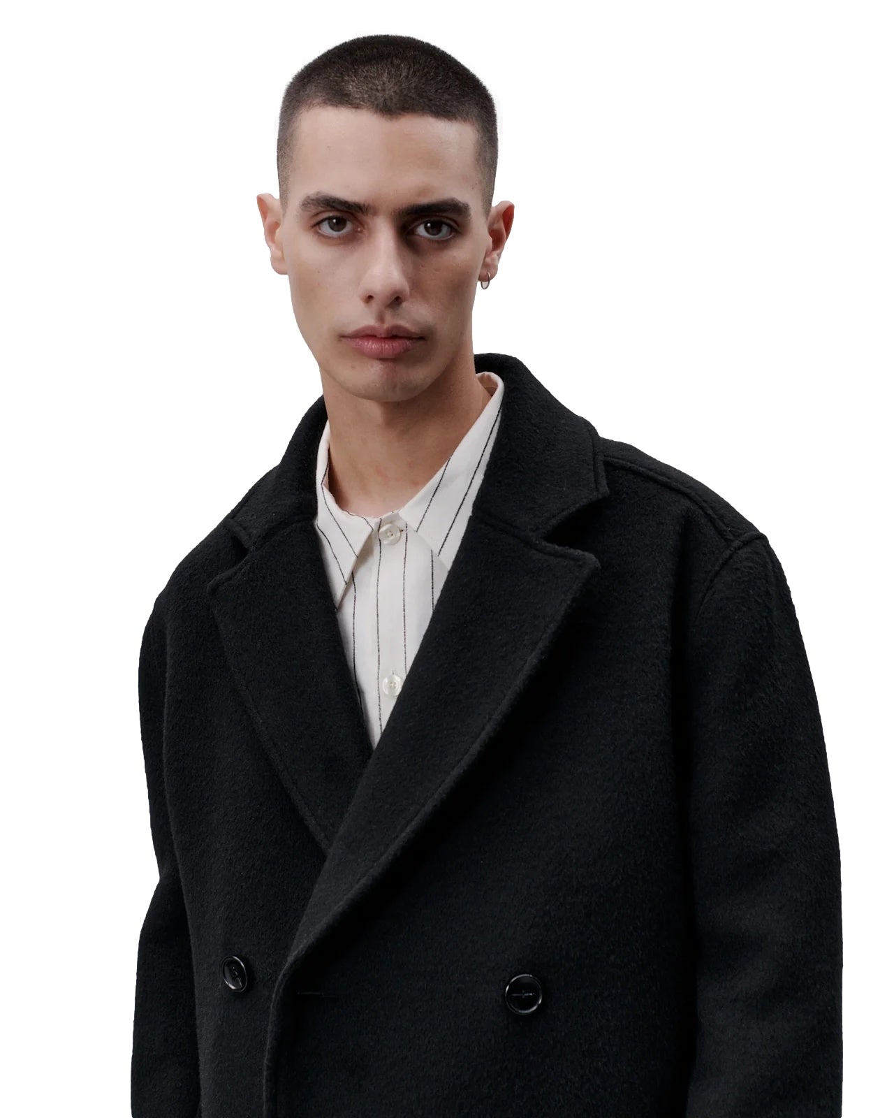 Sort Libertine Libertine overgangsjakke med moderne design, vist fra forsiden med glatte tekstiler og detaljer.