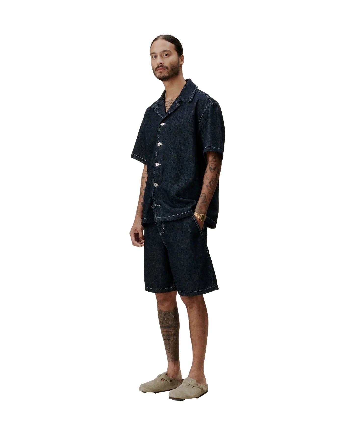 Libertine Libertine Volcano Shirt Jakke Indigo - modostore.no