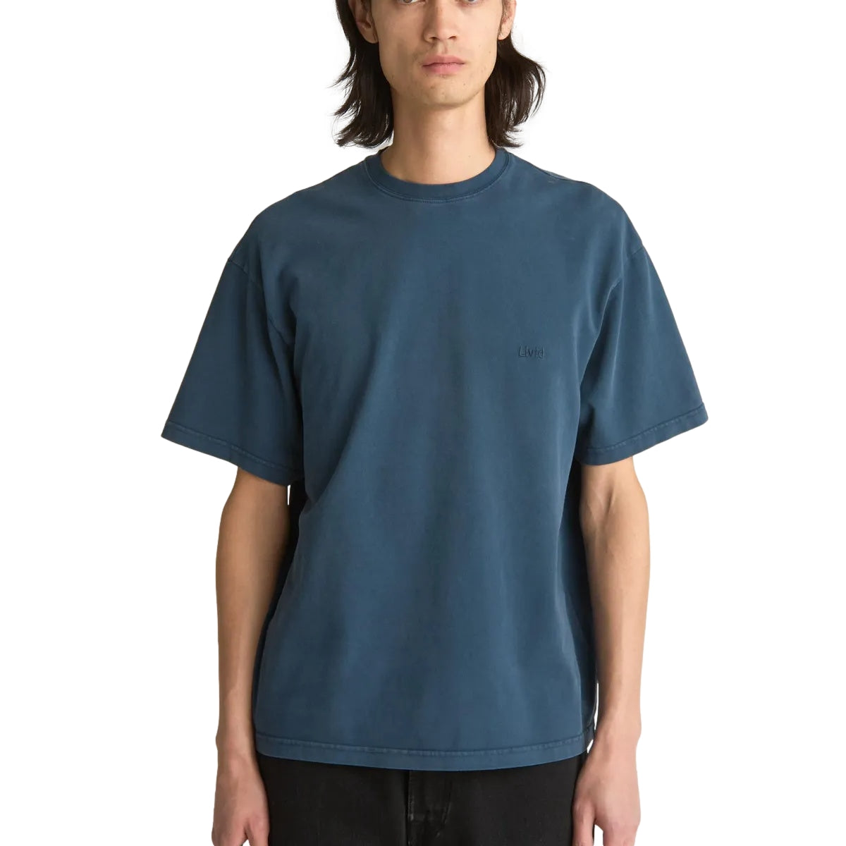 Livid Nelson Bleek Eclipse T-shirt Mørkeblå - modostore.no