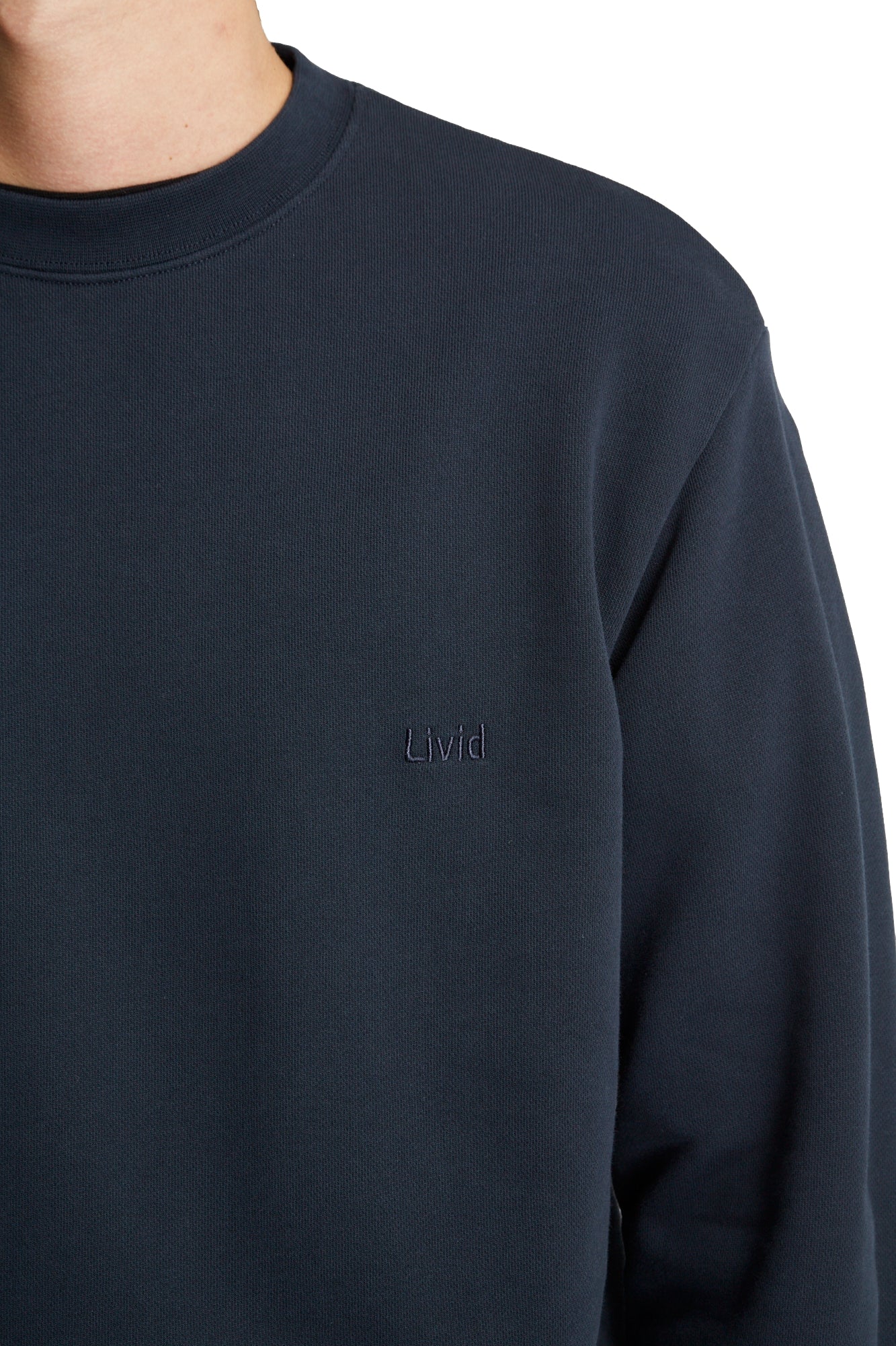Livid Palmer Navy Genser Navy - modostore.no