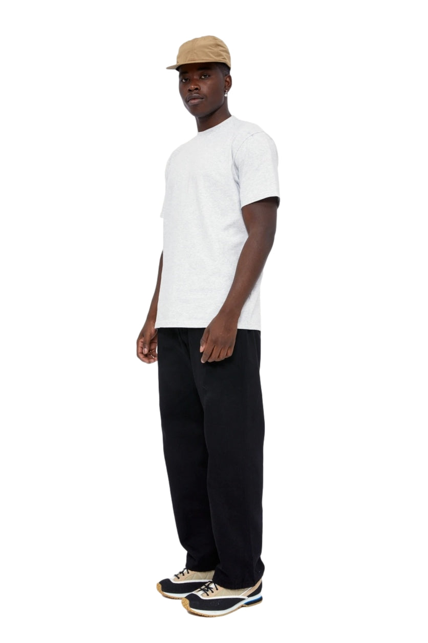 Livid Richmond 2-pack lysegrå T-skjorter i bomull, casual design, vist på flat.