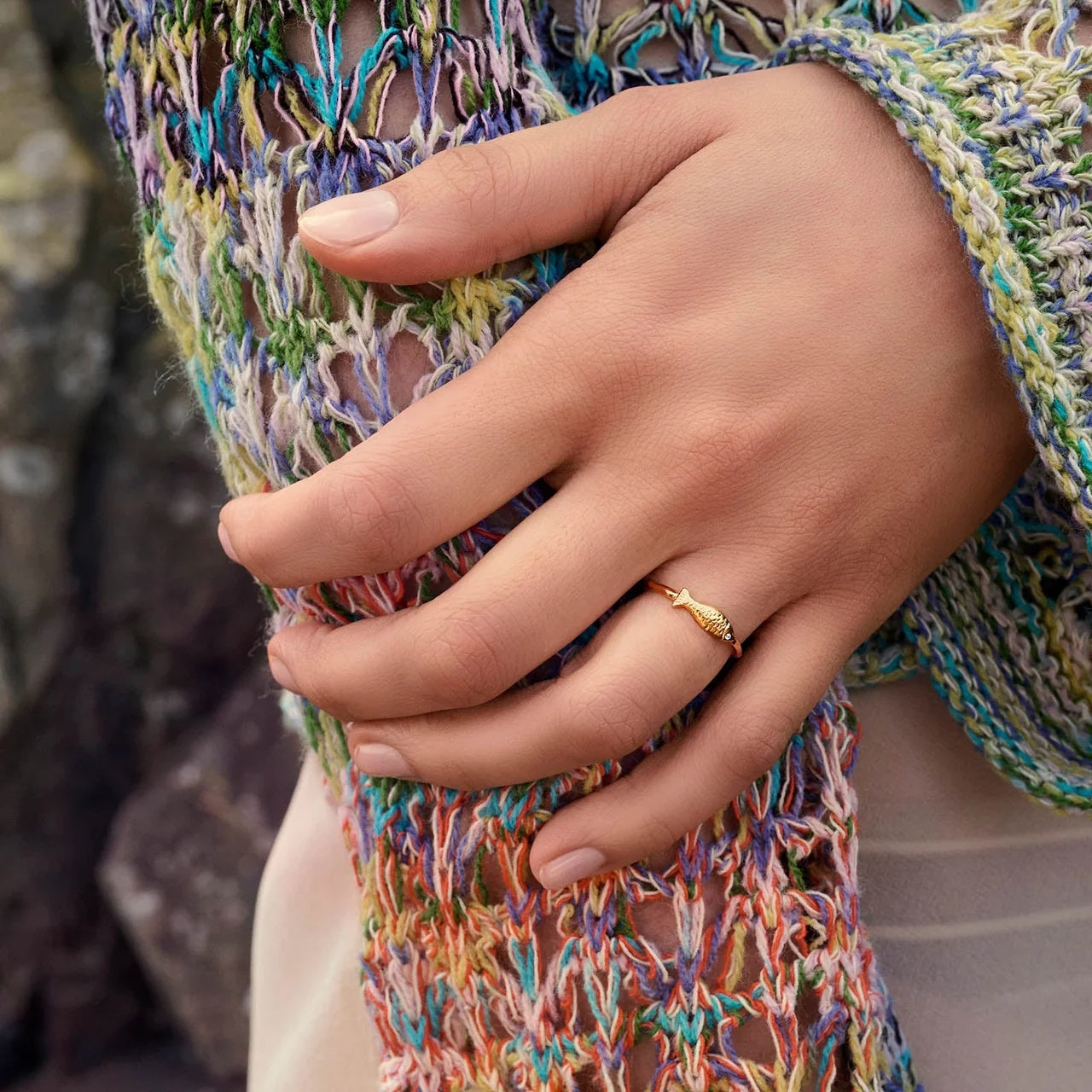 Maanesten Abbey Ring Ring Sølv - modostore.no