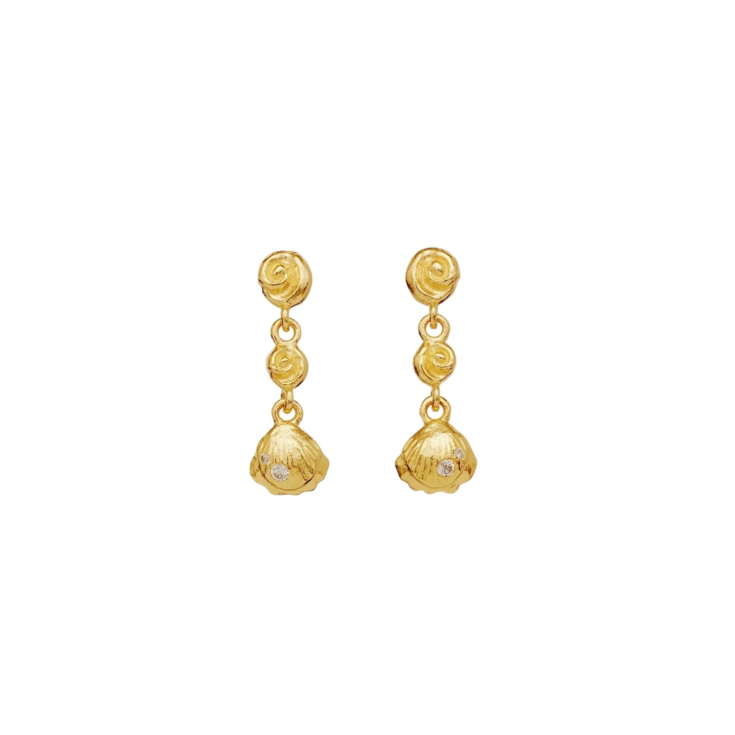 Maanesten Andrina Earrings Øredobber Gull - modostore.no