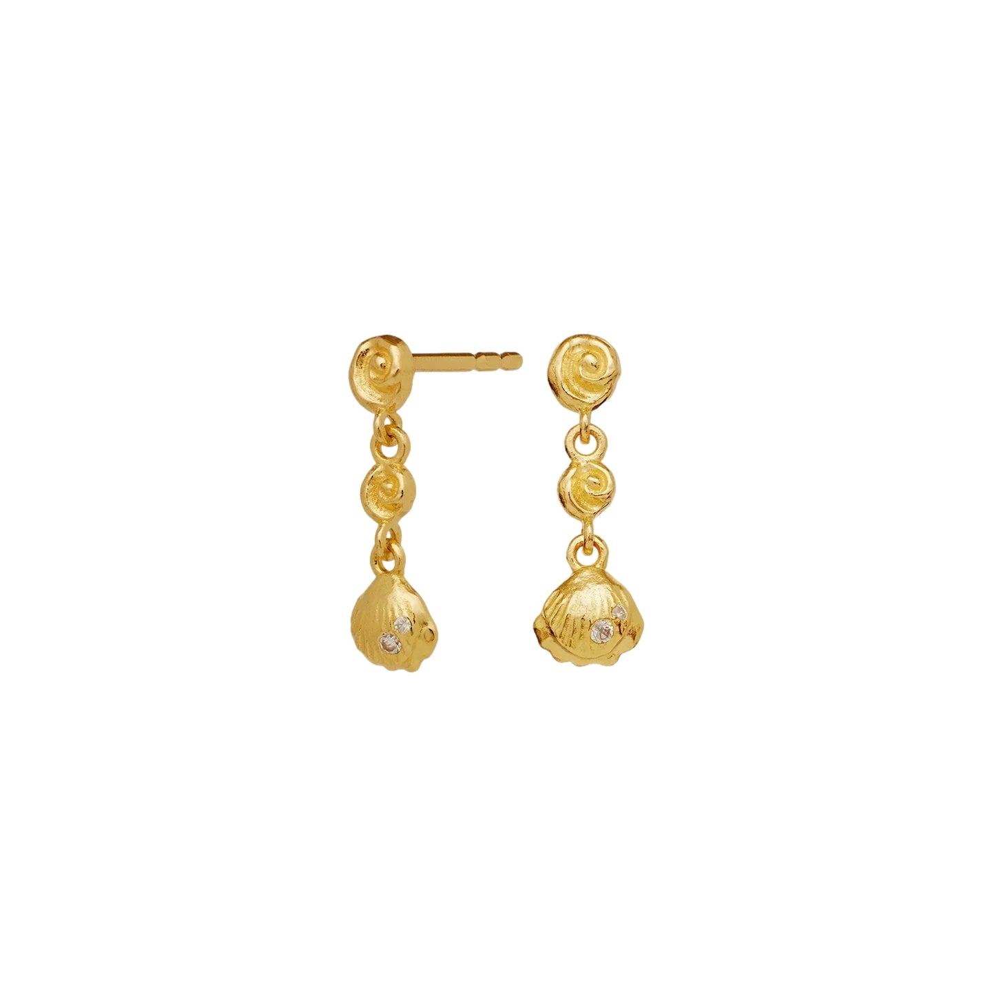 Maanesten Andrina Earrings Øredobber Gull - modostore.no