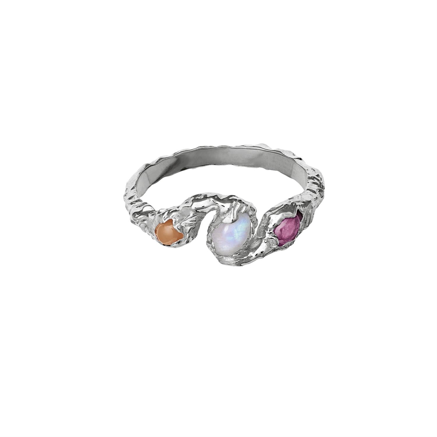 Maanesten Baila Ring Ring Sølv - modostore.no