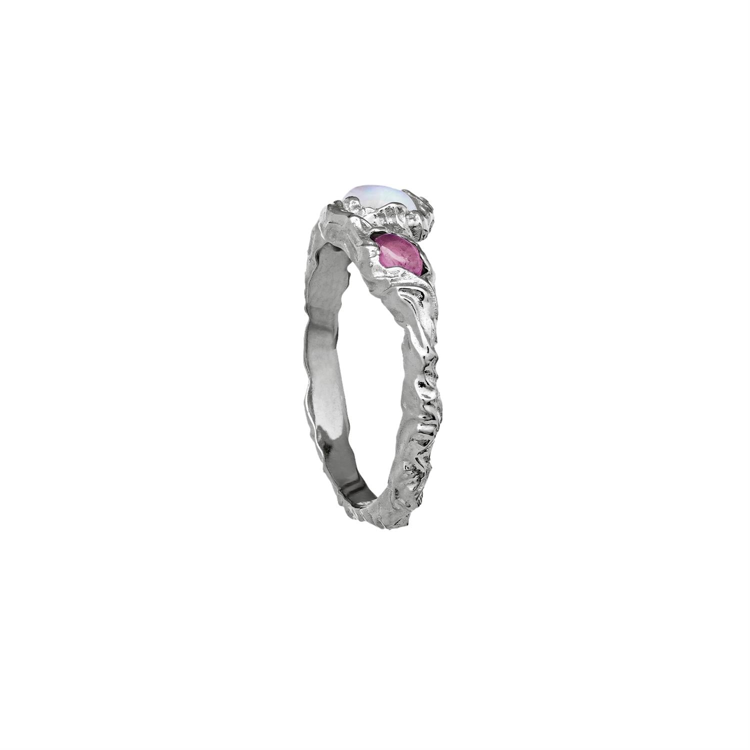 Maanesten Baila Ring Ring Sølv - modostore.no