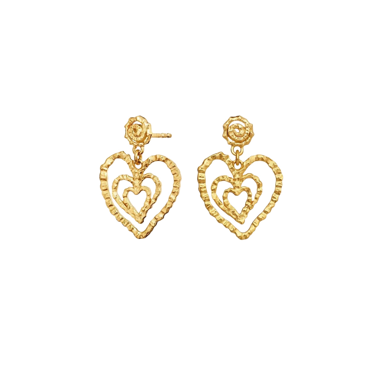 Maanesten Beate Petite Earrings Øredobber Gull - modostore.no