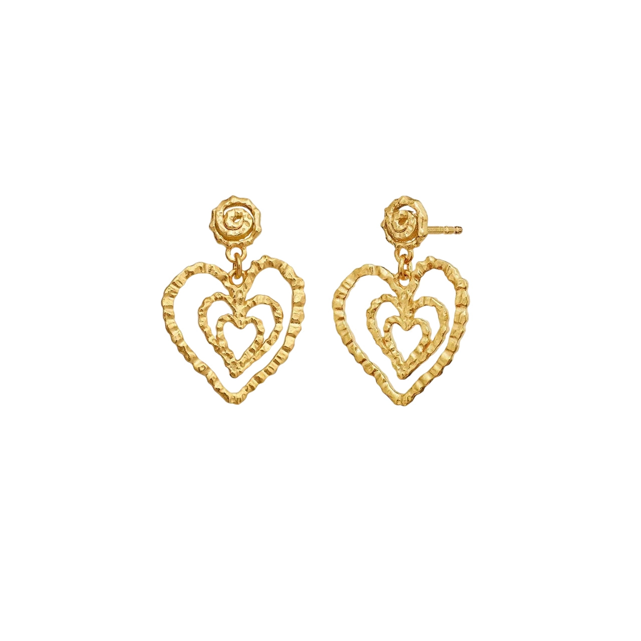 Maanesten Beate Petite Earrings Øredobber Gull - modostore.no