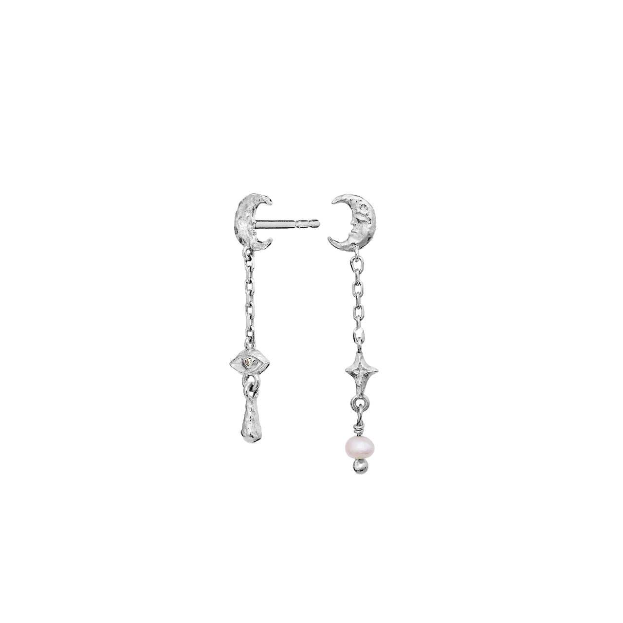 Maanesten Beatrice Earrings Øredobber Sølv - modostore.no