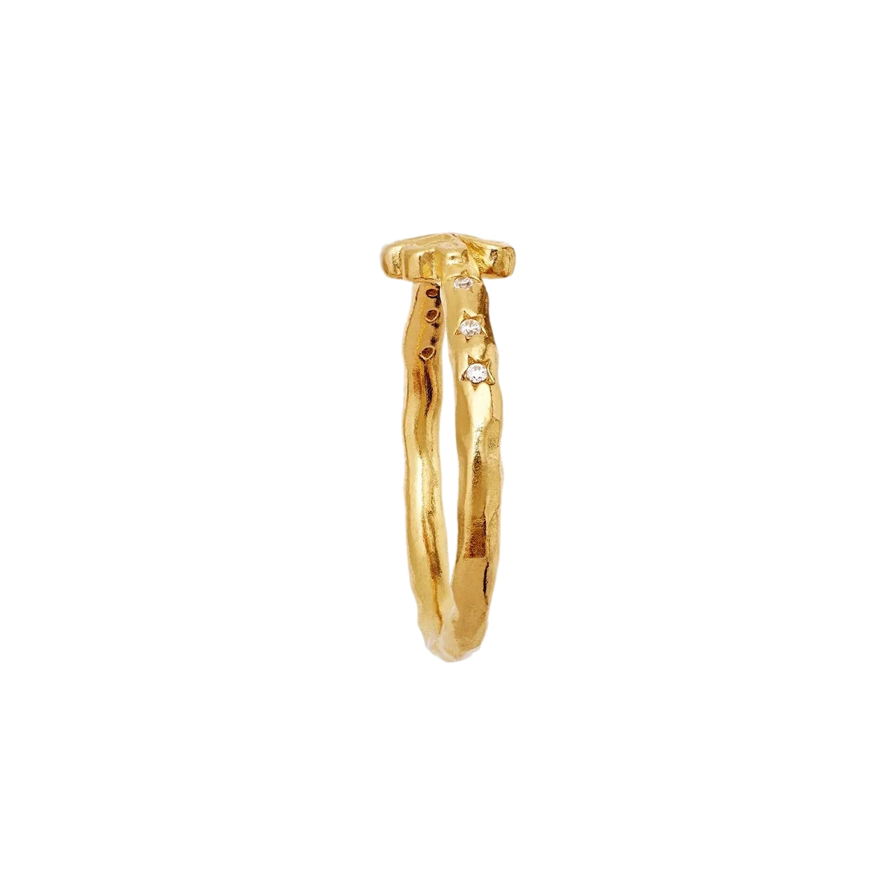 Maanesten Clover Ring Ring Gull - modostore.no