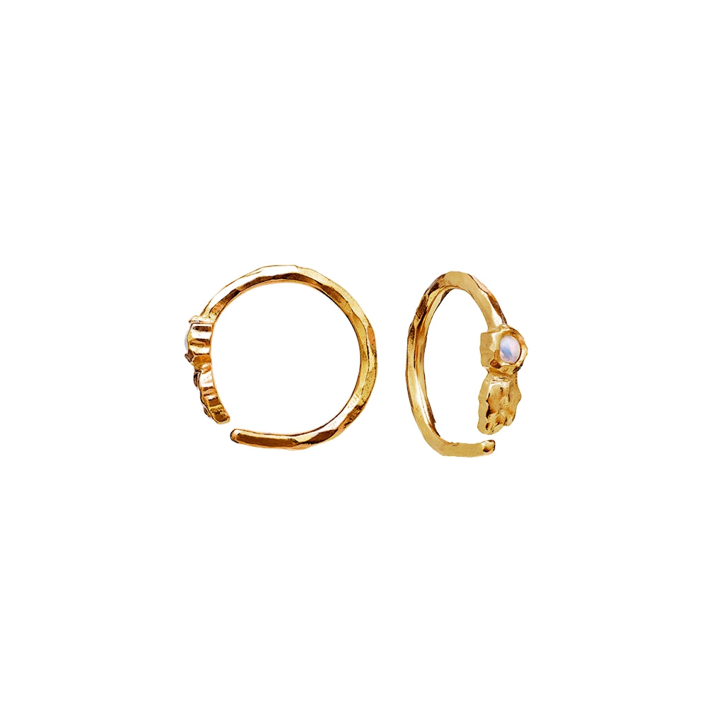 Maanesten Florus earring Øredobber Gull - modostore.no