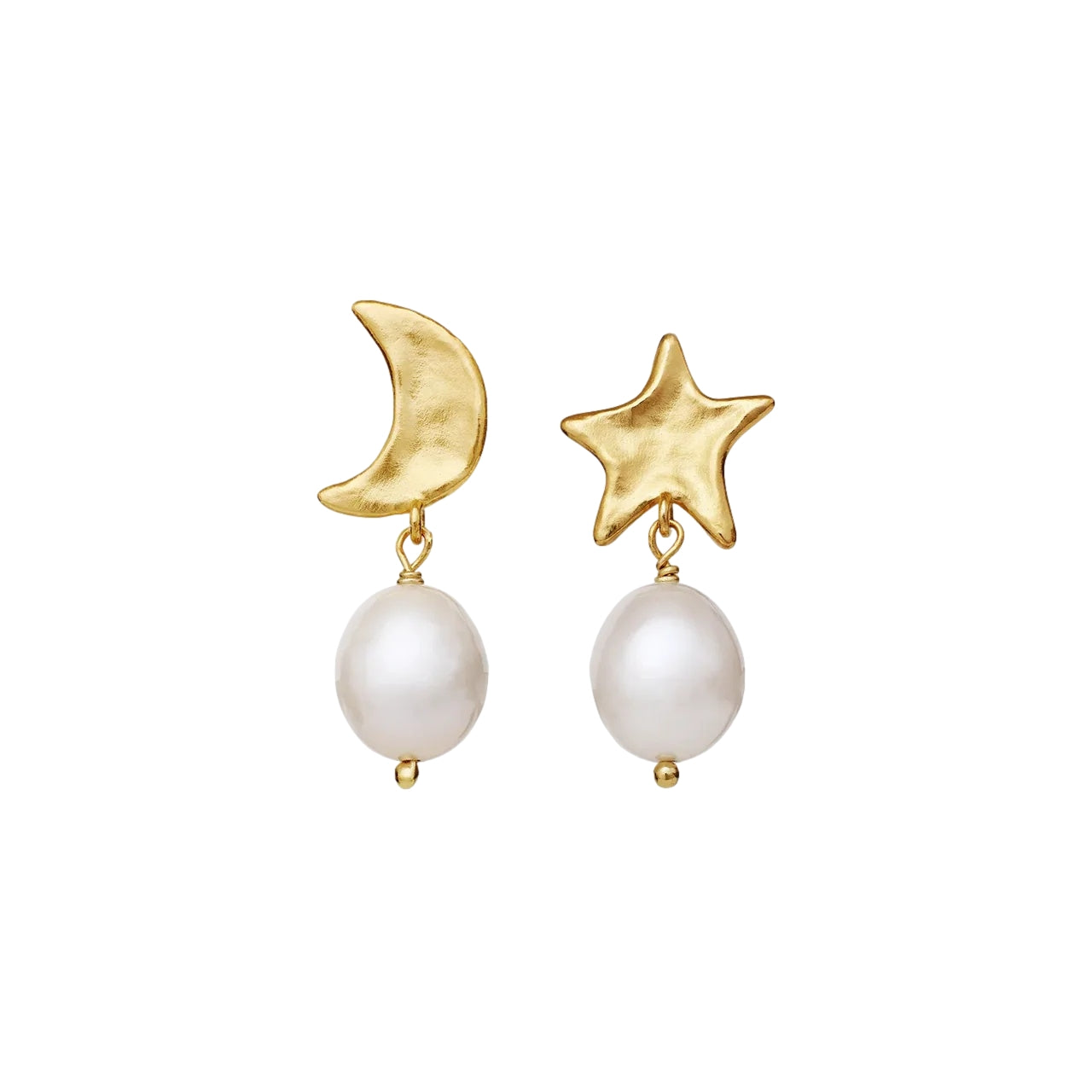 Maanesten Gabrielle Earrings Øredobber Gull - modostore.no