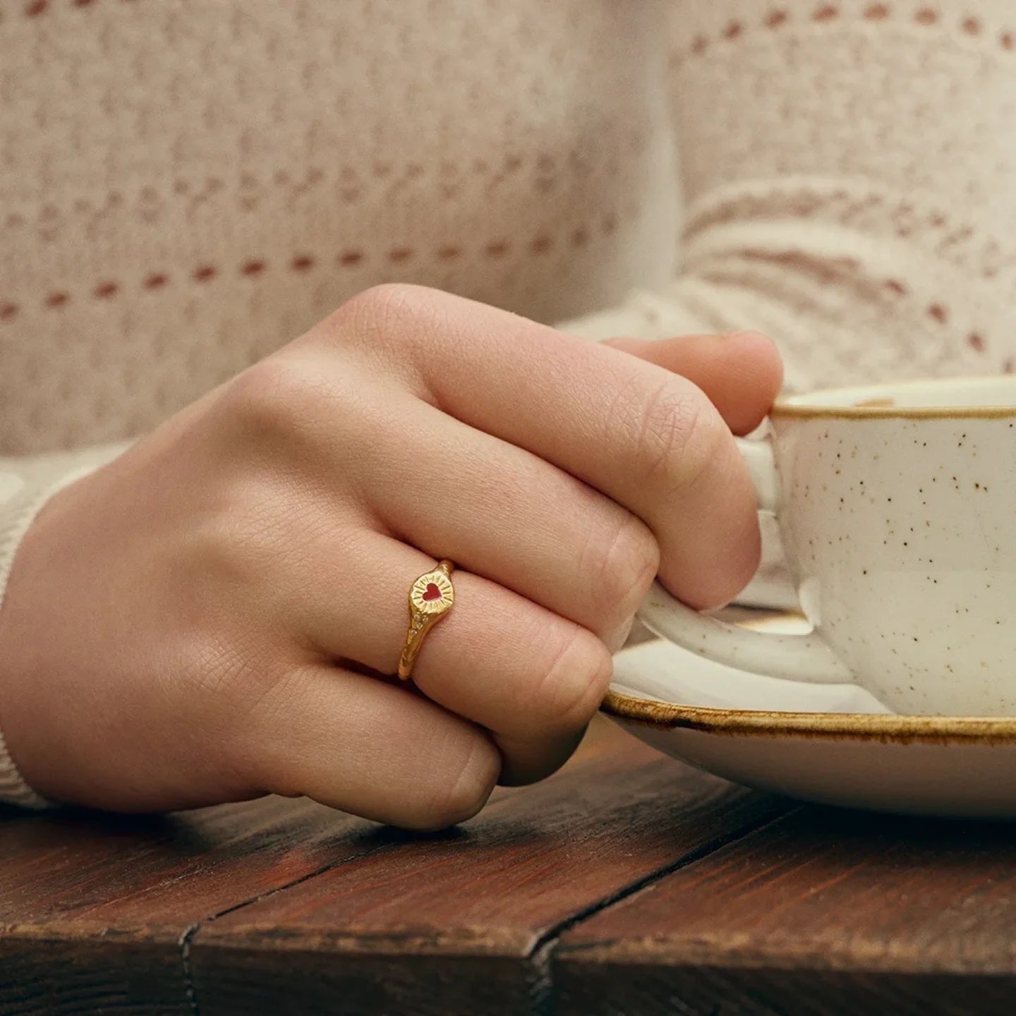 Maanesten Hayali Ring Ring Gull - modostore.no