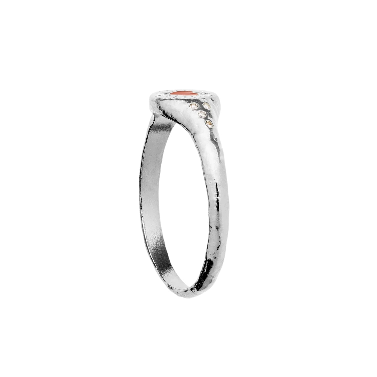 Maanesten Hayali Ring Ring Sølv - modostore.no