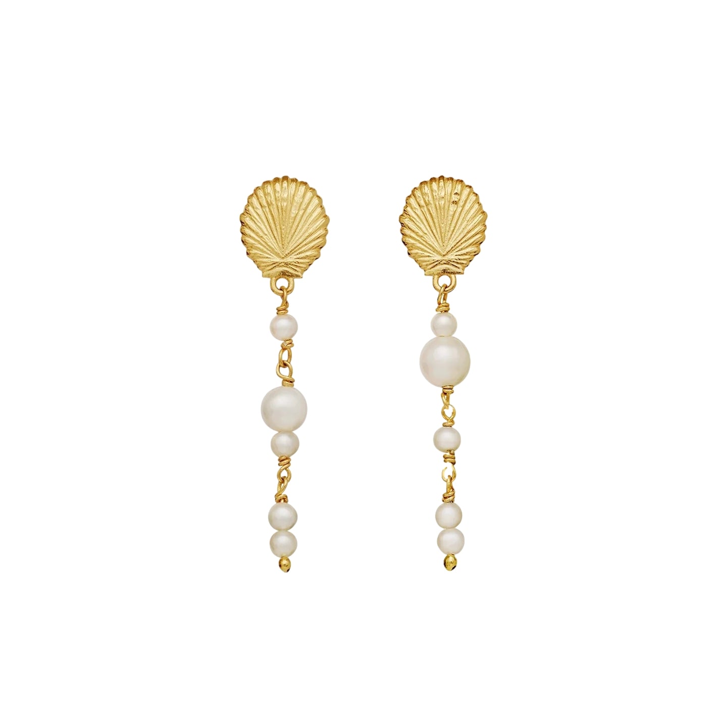 Maanesten Marylyn Earrings Øredobber Gull - modostore.no