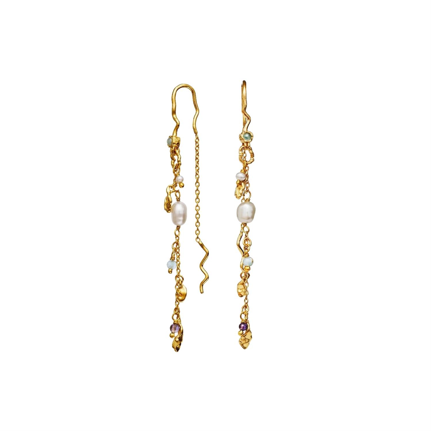 Maanesten Poppy Earring Øredobber Gull - modostore.no