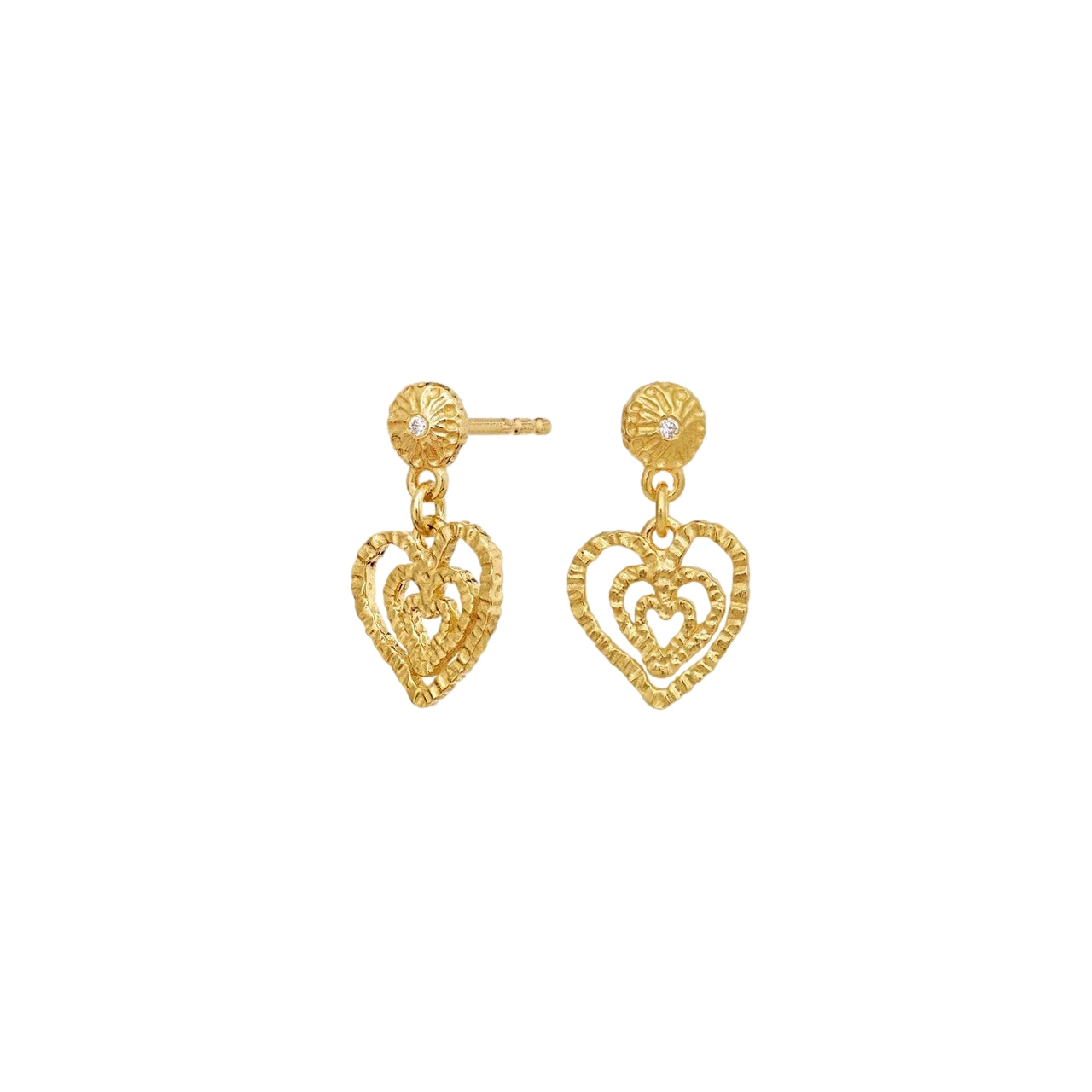 Maanesten Sada Earrings Øredobber Gull - modostore.no