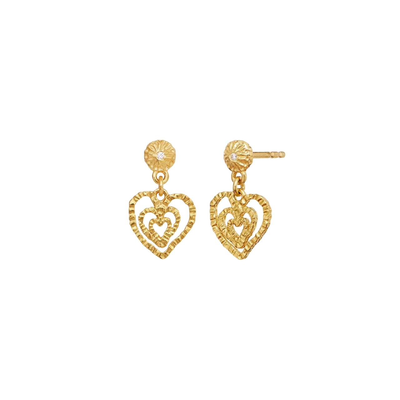 Maanesten Sada Earrings Øredobber Gull - modostore.no