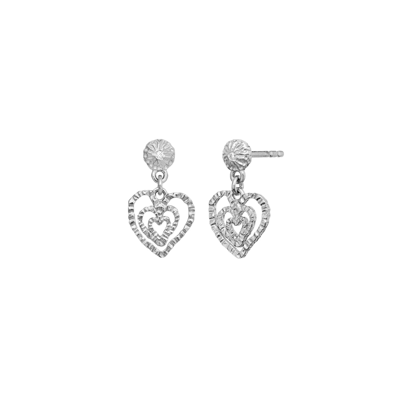Maanesten Sada Earrings Øredobber Sølv - modostore.no