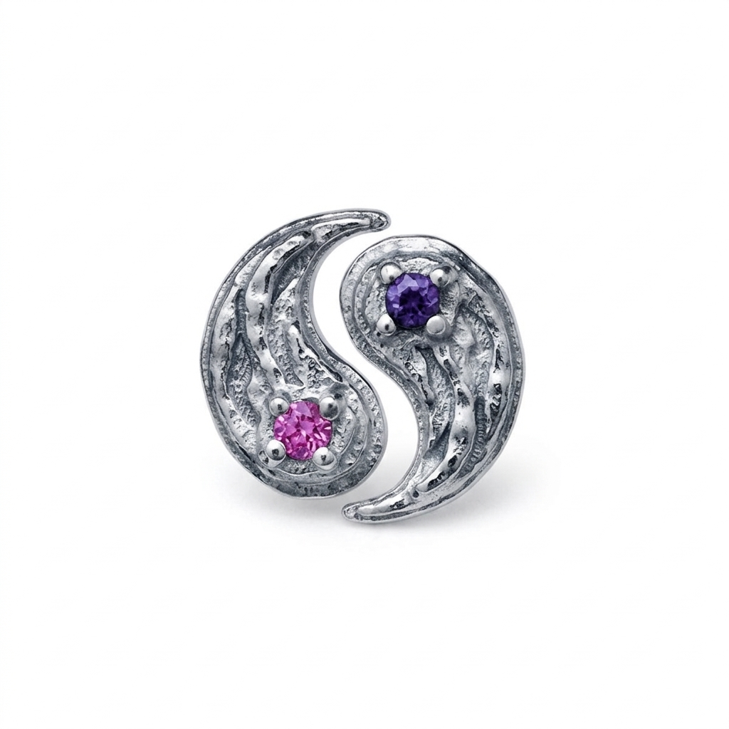 Maanesten Taichi Earring Øredobber Sølv - modostore.no