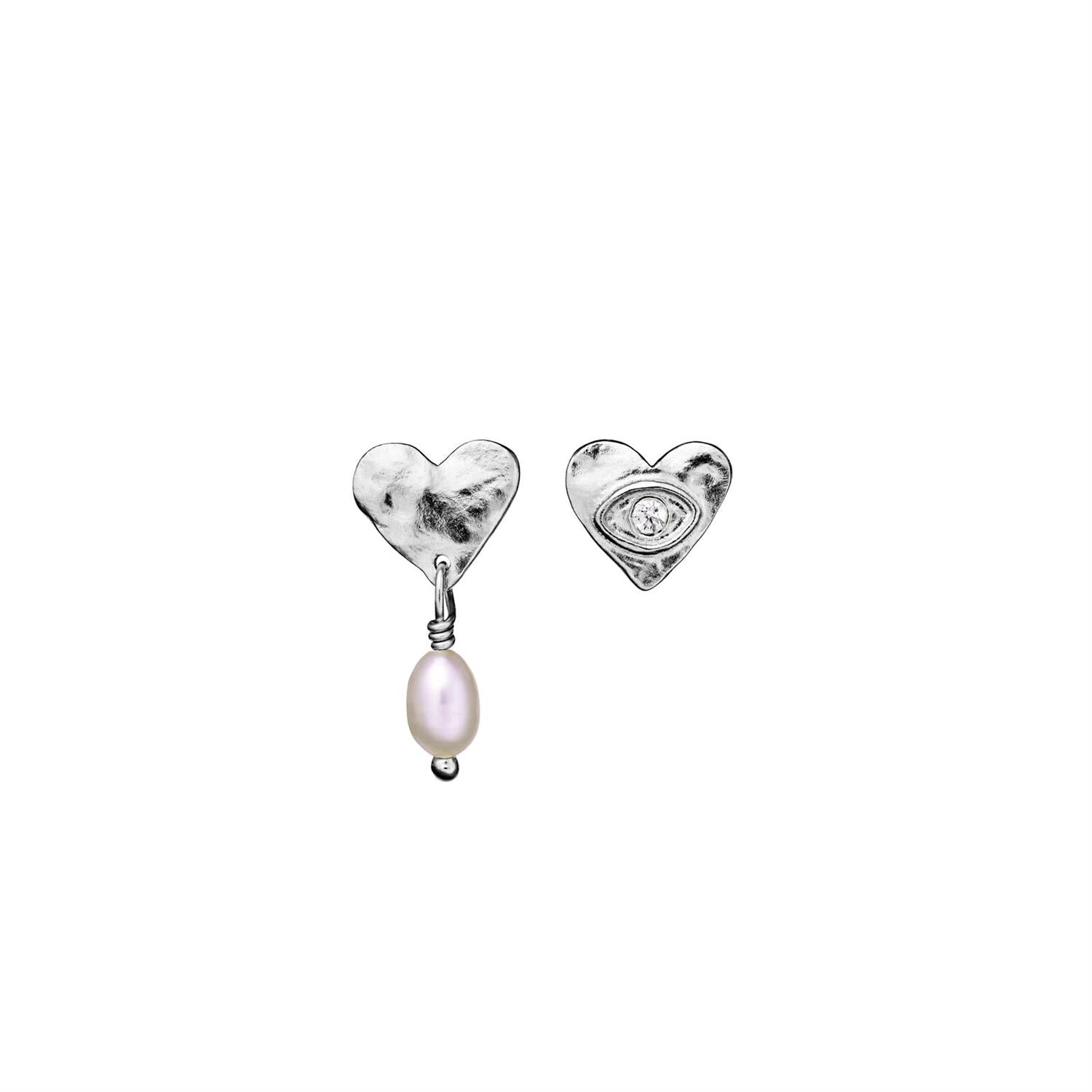 Maanesten Vesta earrings Øredobber Sølv - modostore.no