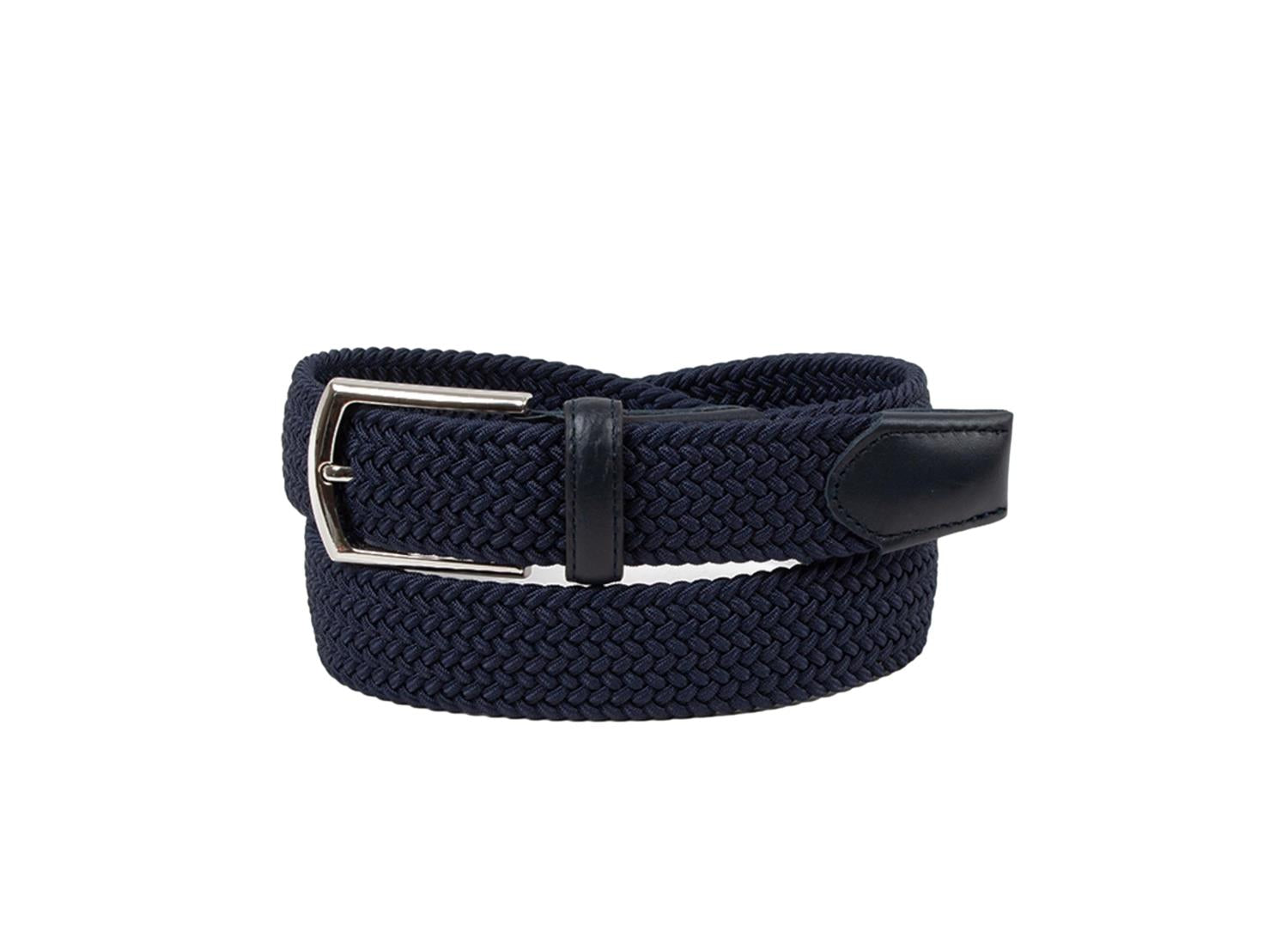 Manzini Montecristo Elastic Belt Belte Marine - modostore.no