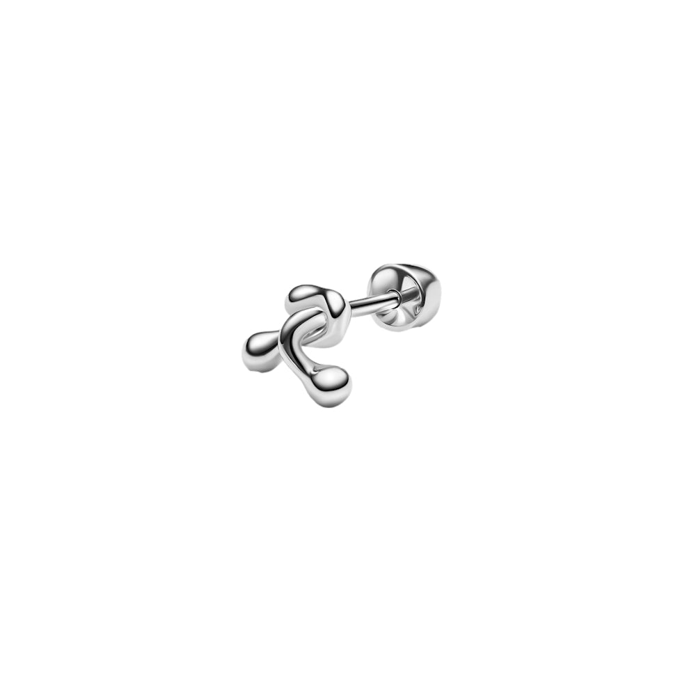 Maria Black Puff ball Stud Øredobber Sølv - modostore.no