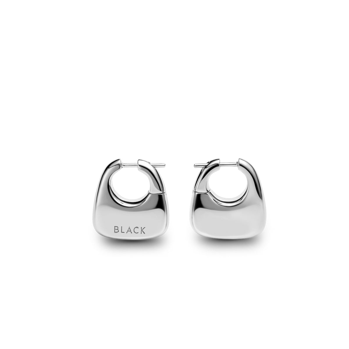 Maria Black Tote Earrings Medium Pair Øredobber Sølv - modostore.no