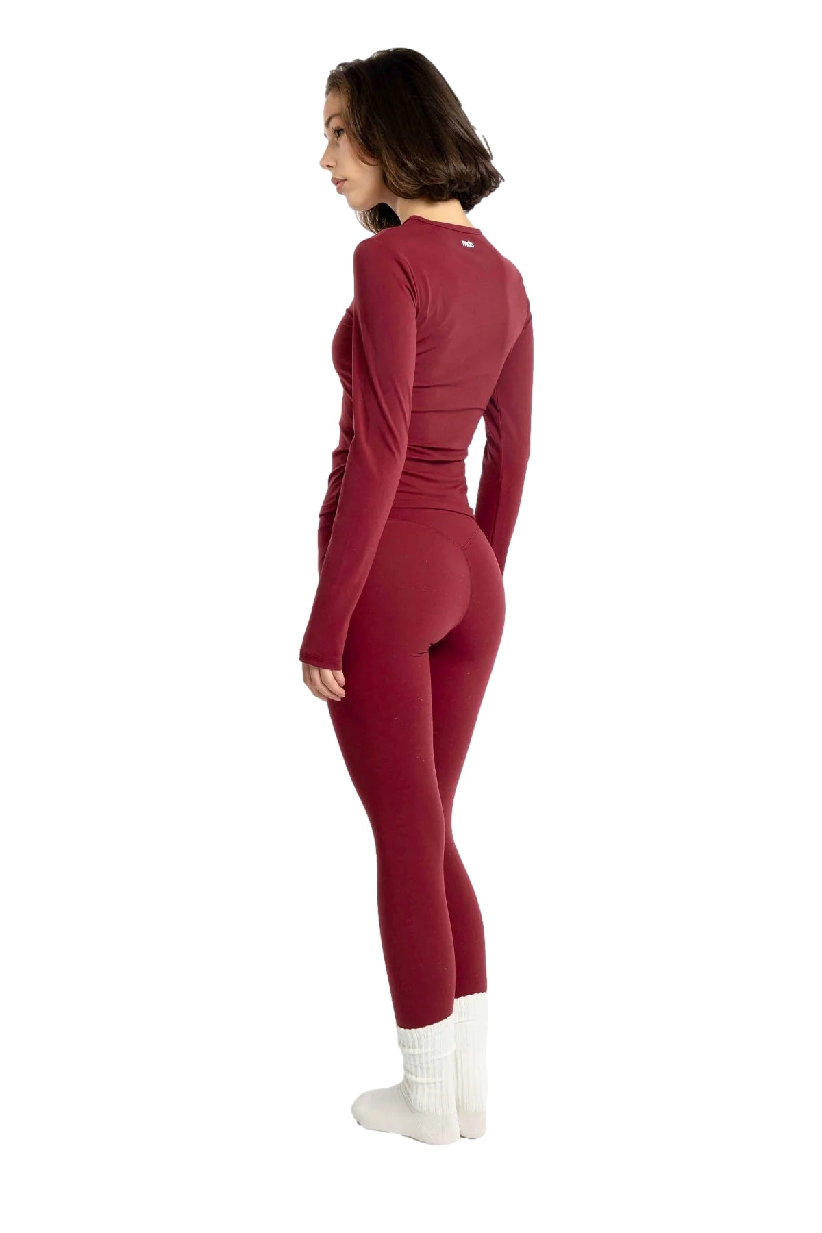 MCB Sportswear Base Tights Tights Burgunder - modostore.no