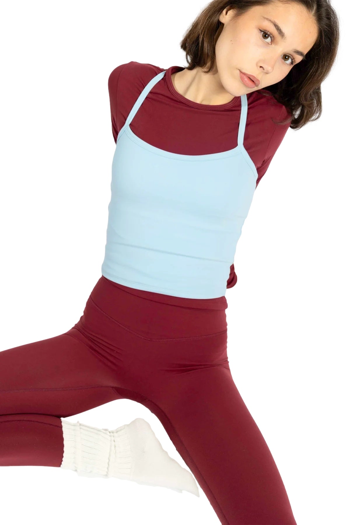 MCB Sportswear Longsleeve Genser Burgunder - modostore.no
