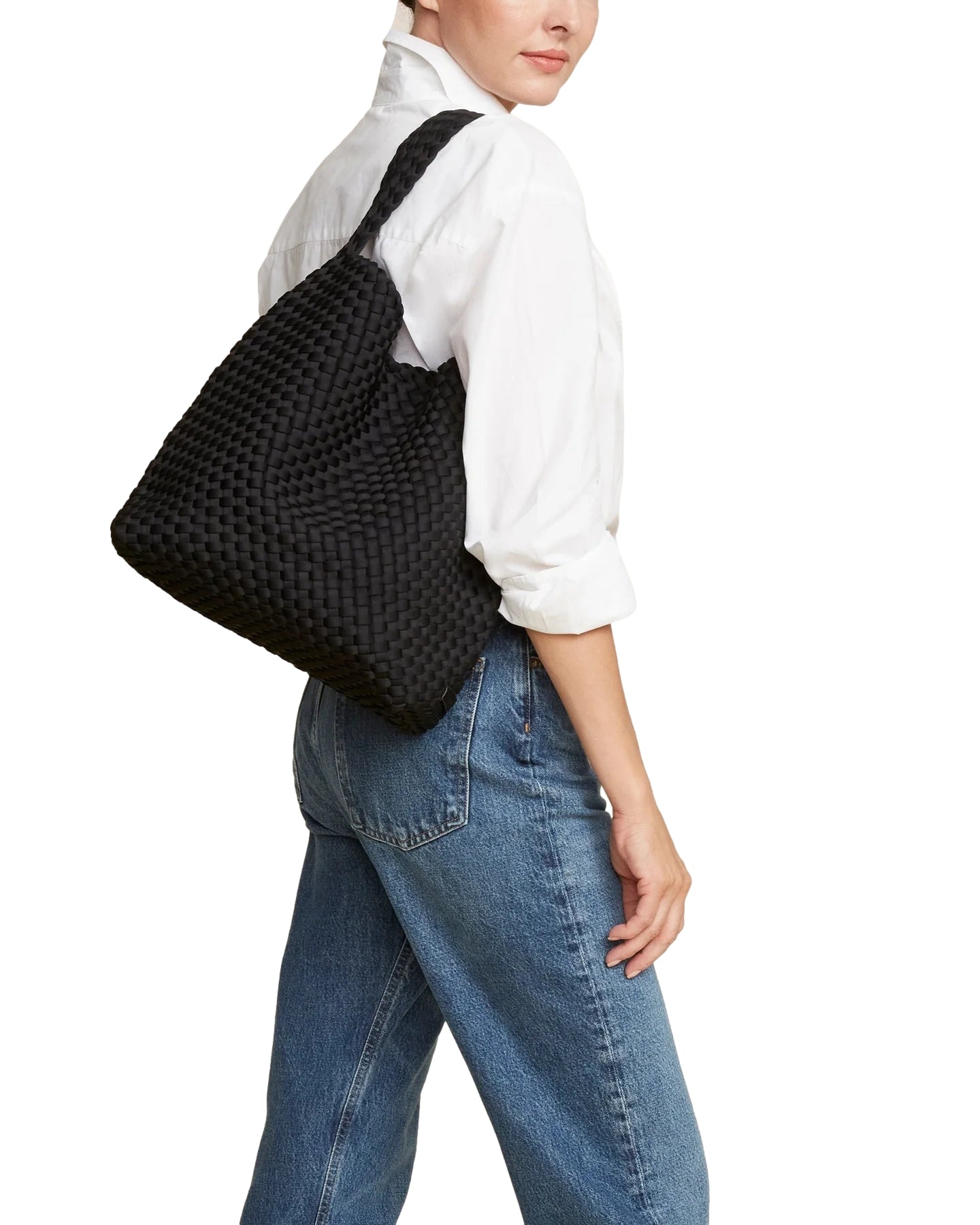 Naghedi Nomad Medium Hobo Onyx Veske Sort - modostore.no