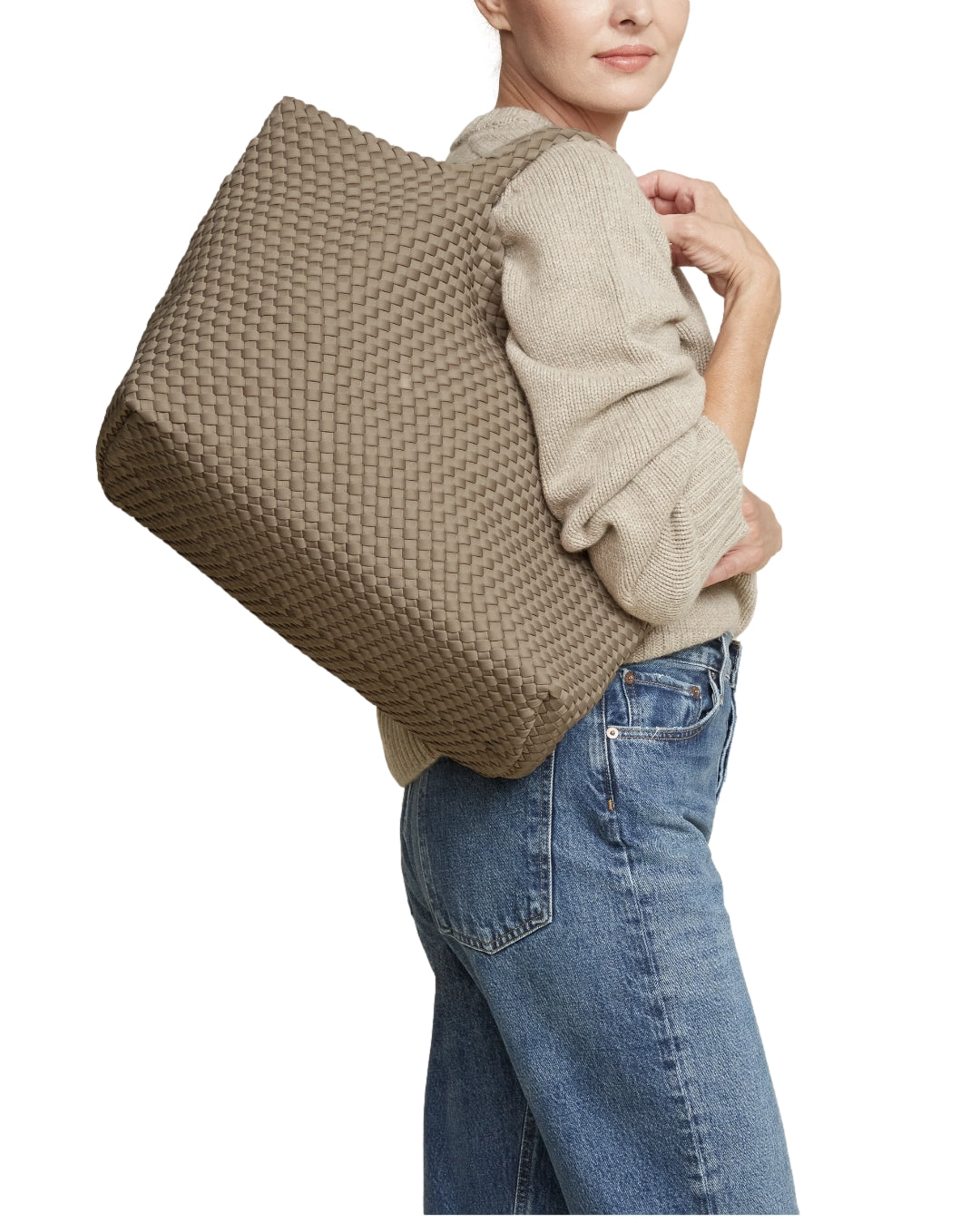 Naghedi St. Barths Large Tote Cashmere Veske Lysebrun - modostore.no