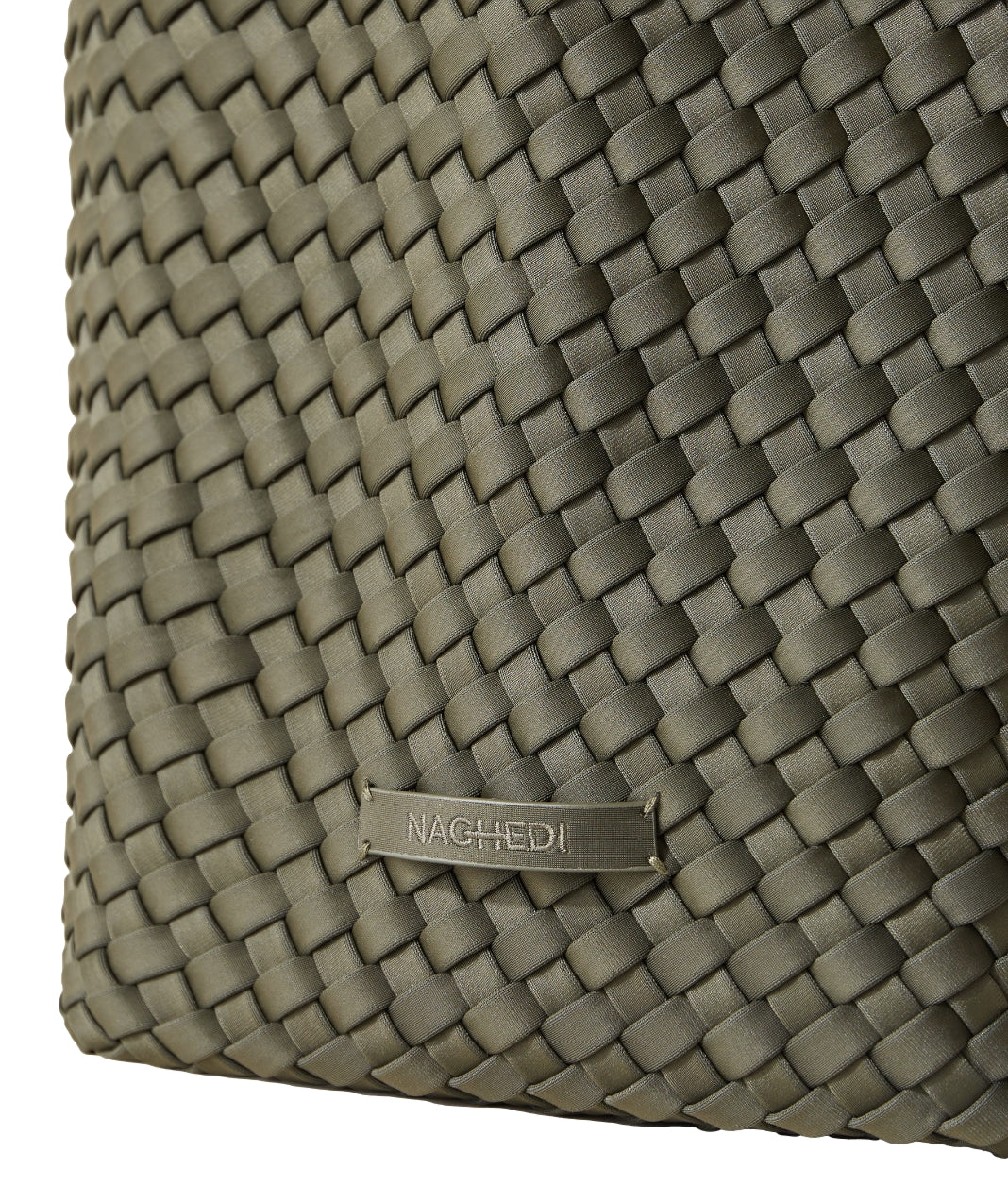 Naghedi St. Barths Medium Tote Olive Veske Grønn - modostore.no