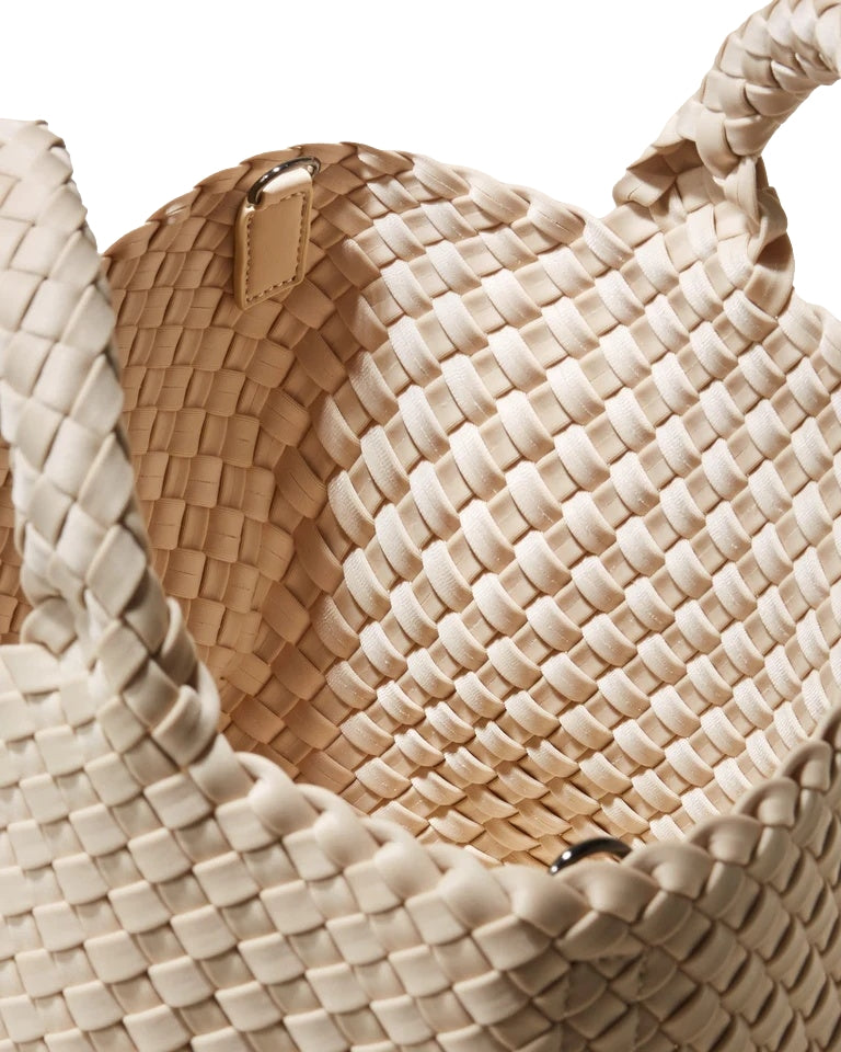 Naghedi St. Barths Small Tote Ecru Veske Beige - modostore.no