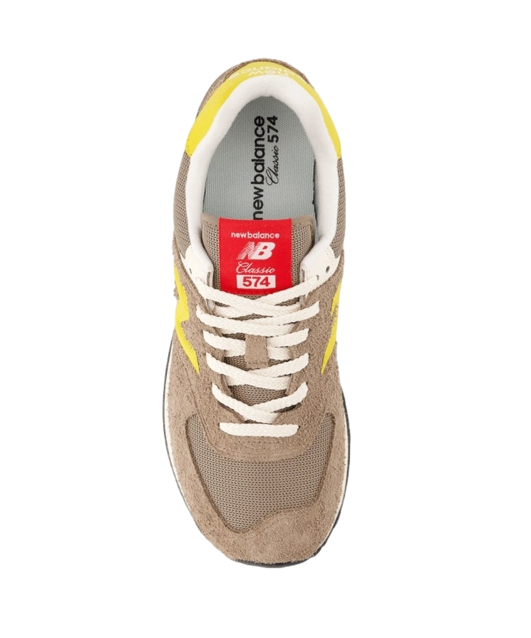 New Balance U 574 BYW Sko Brun/Gul - modostore.no