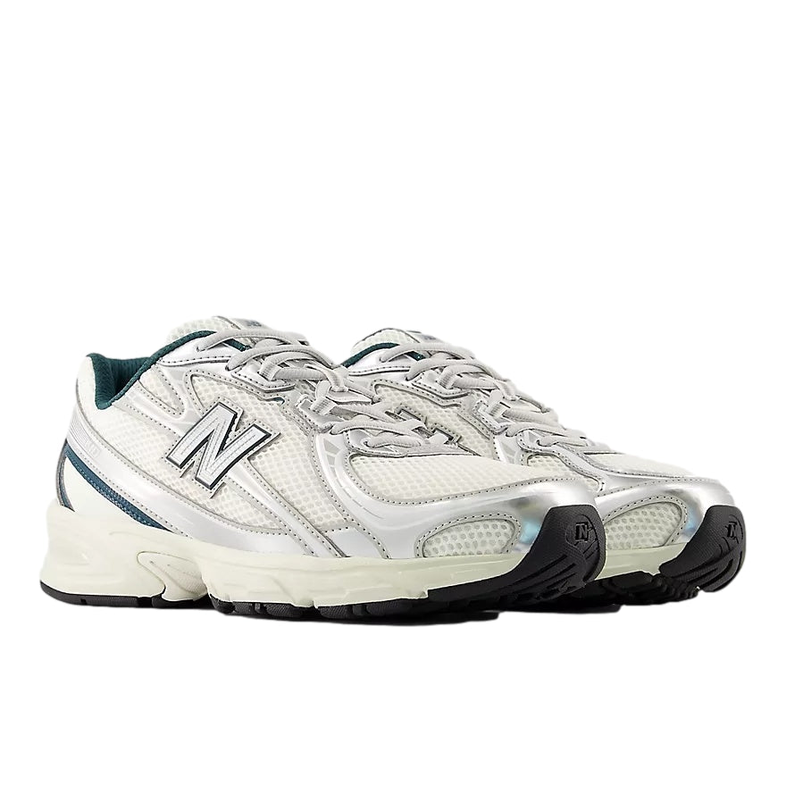 New Balance U 740 2EL Sko Off-White/Grønn - modostore.no