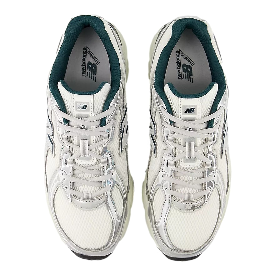 New Balance U 740 2EL Sko Off-White/Grønn - modostore.no