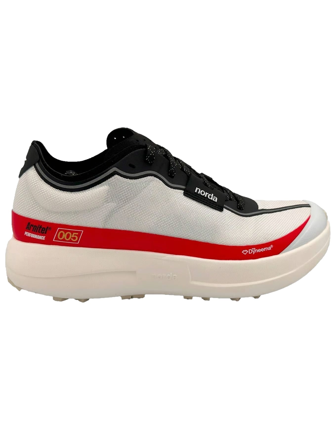 Norda Norda 005 Laser Sko Hvit Og Rød - modostore.no