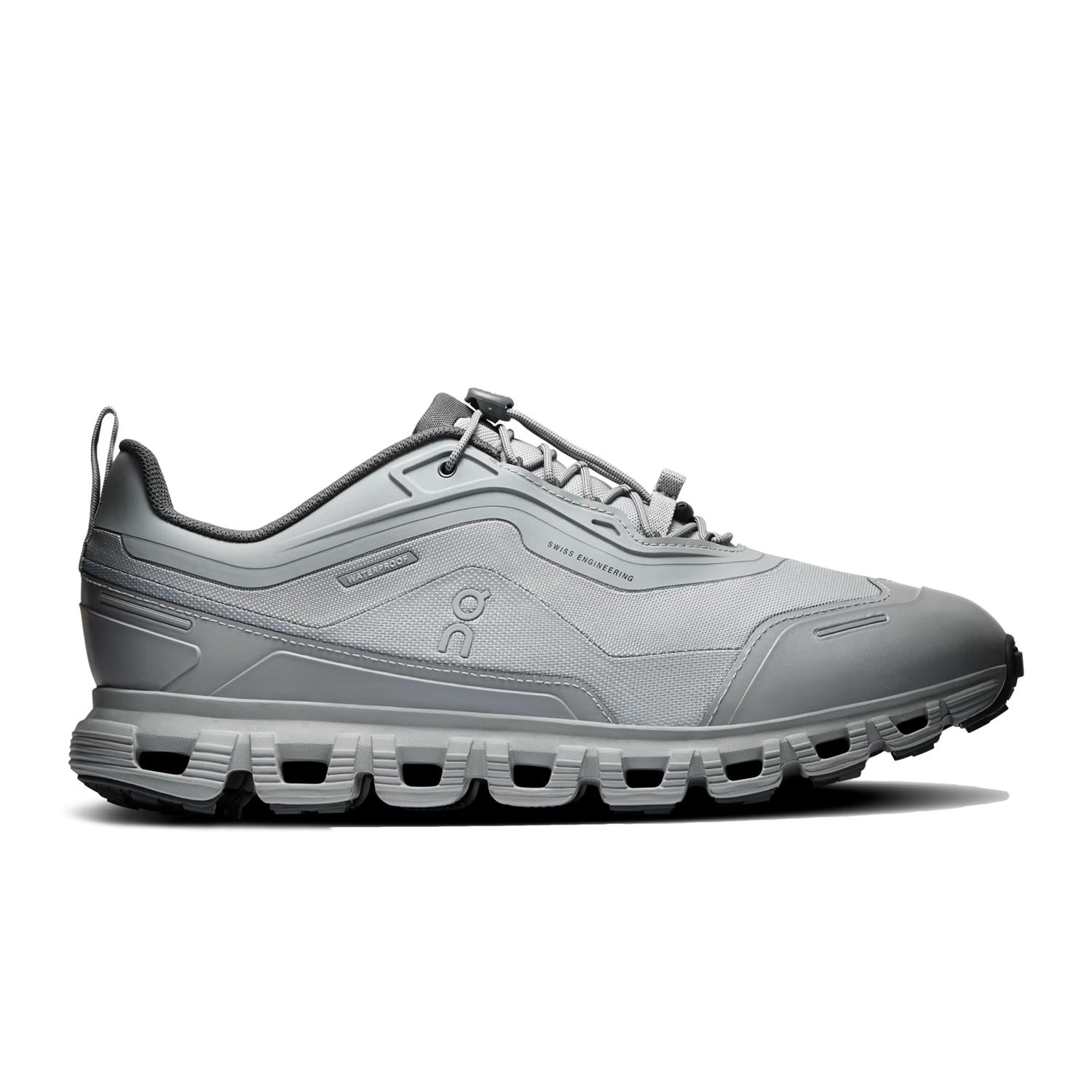 ON Cloud 6 Geo Waterproof Alloy/Alloy Sko Grå - modostore.no