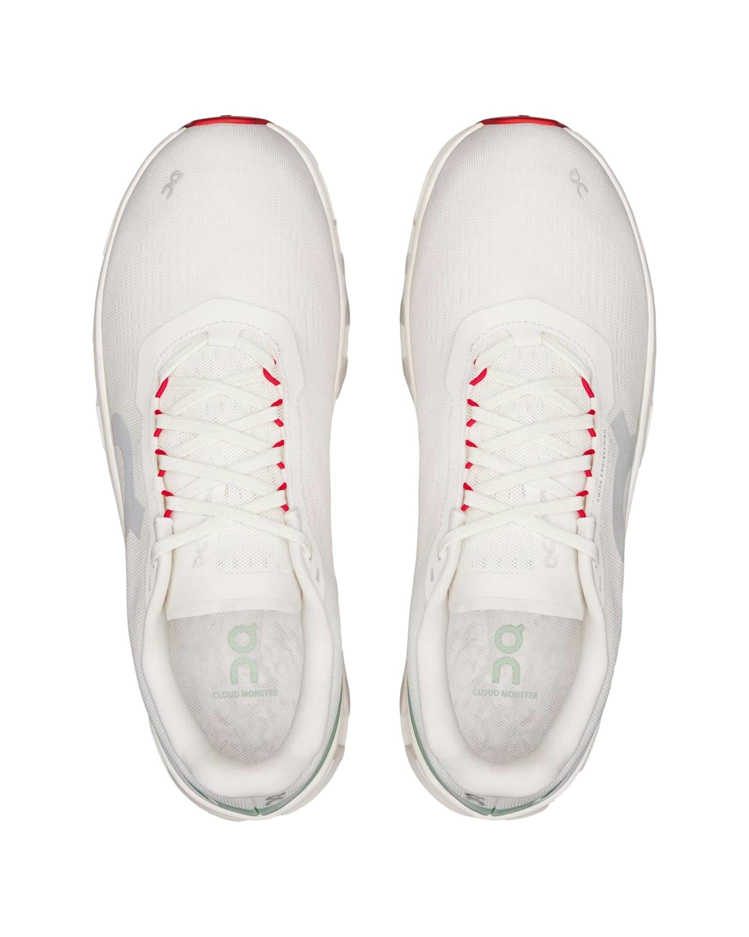 ON Cloudmonster 1 Ivory/Creek Sko Hvit Og Turkis - modostore.no