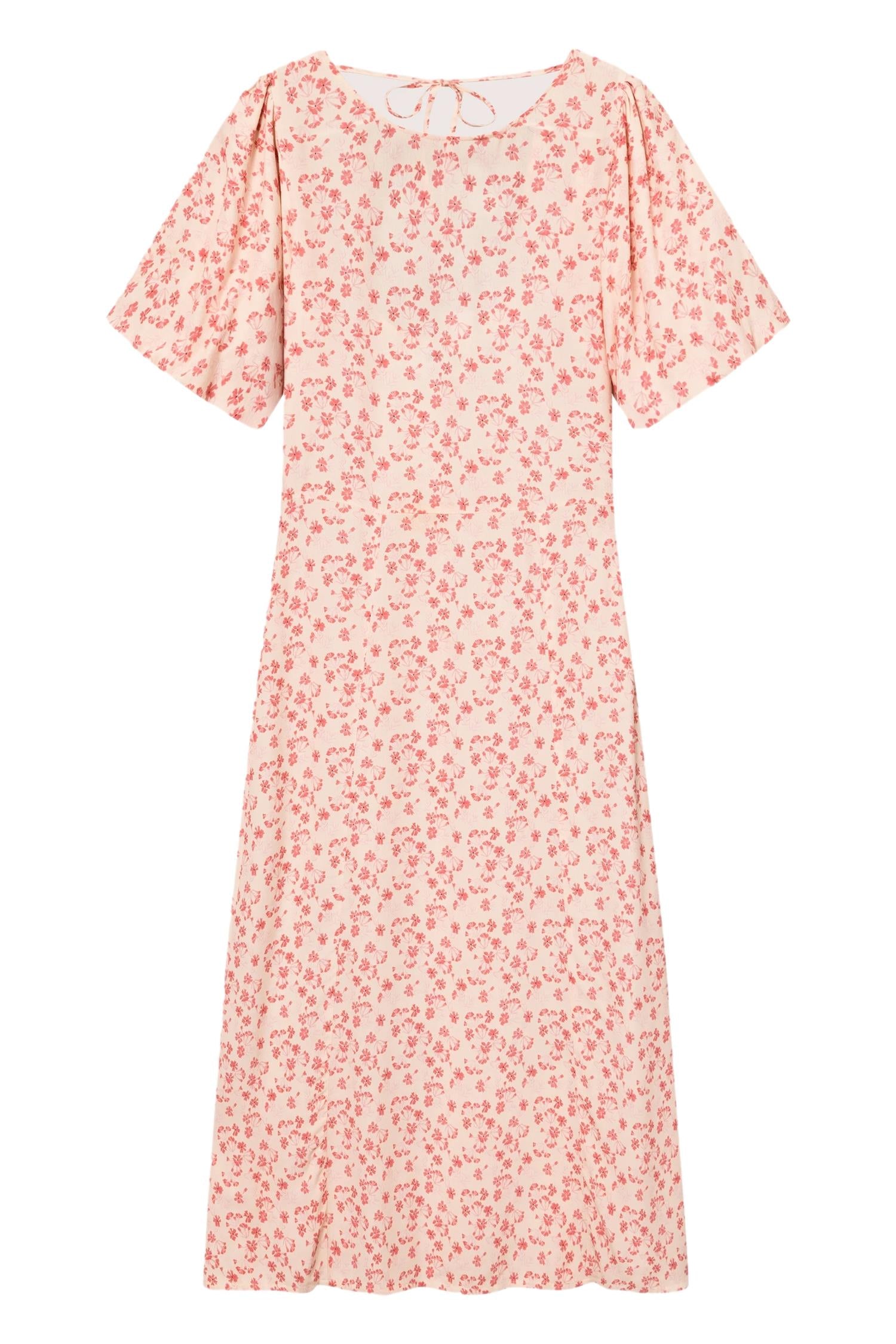 Once Untold Athilda Dress Kjole Beige Og Rosa - modostore.no