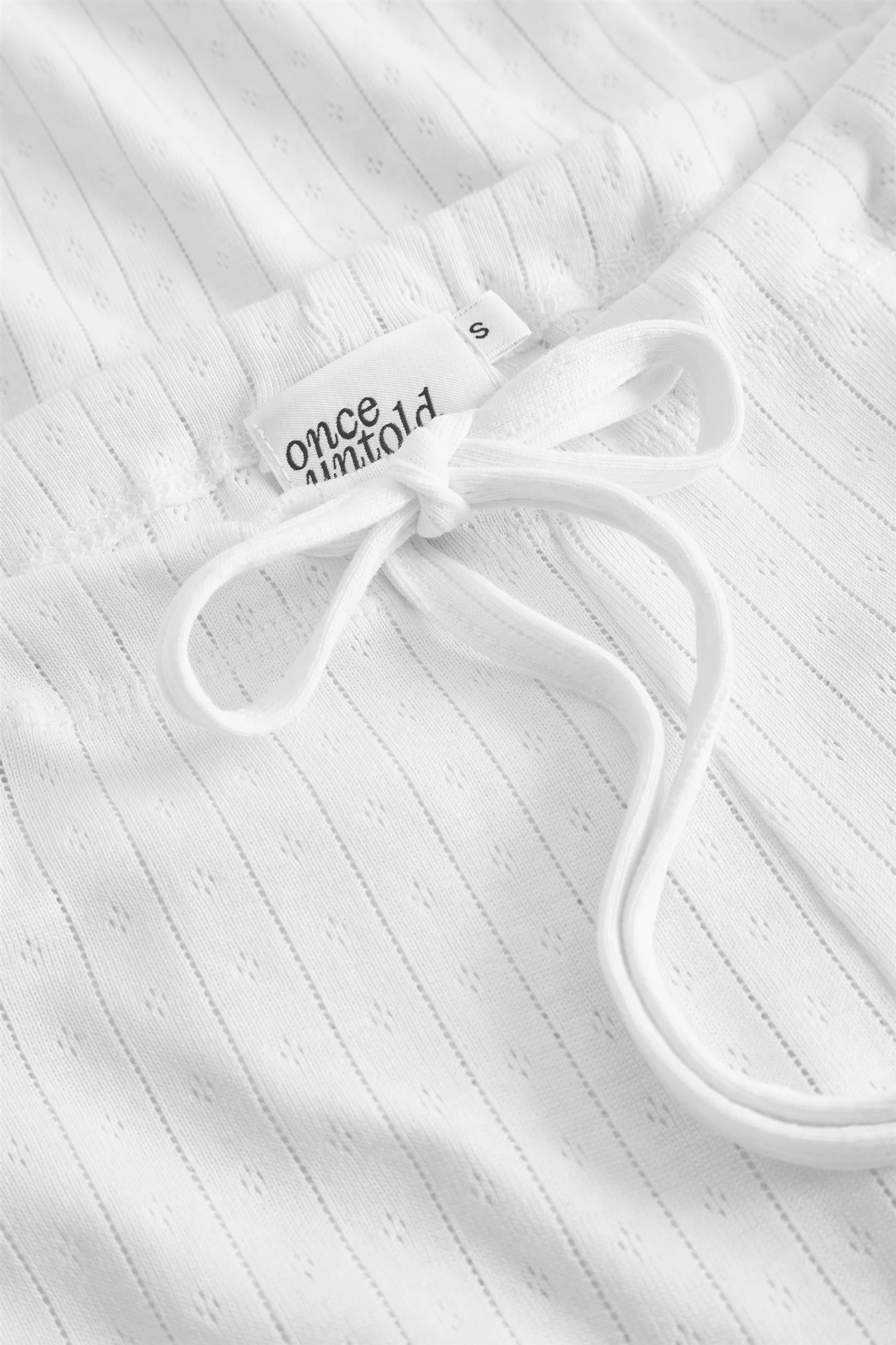 Once Untold Sophie Trouser Bukse Hvit - modostore.no