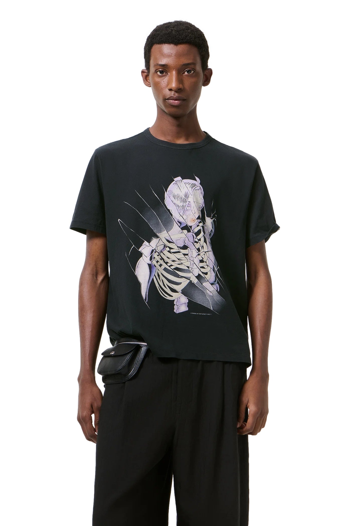 Our Legacy New Box T-shirt T-shirt Sort Mønster - modostore.no