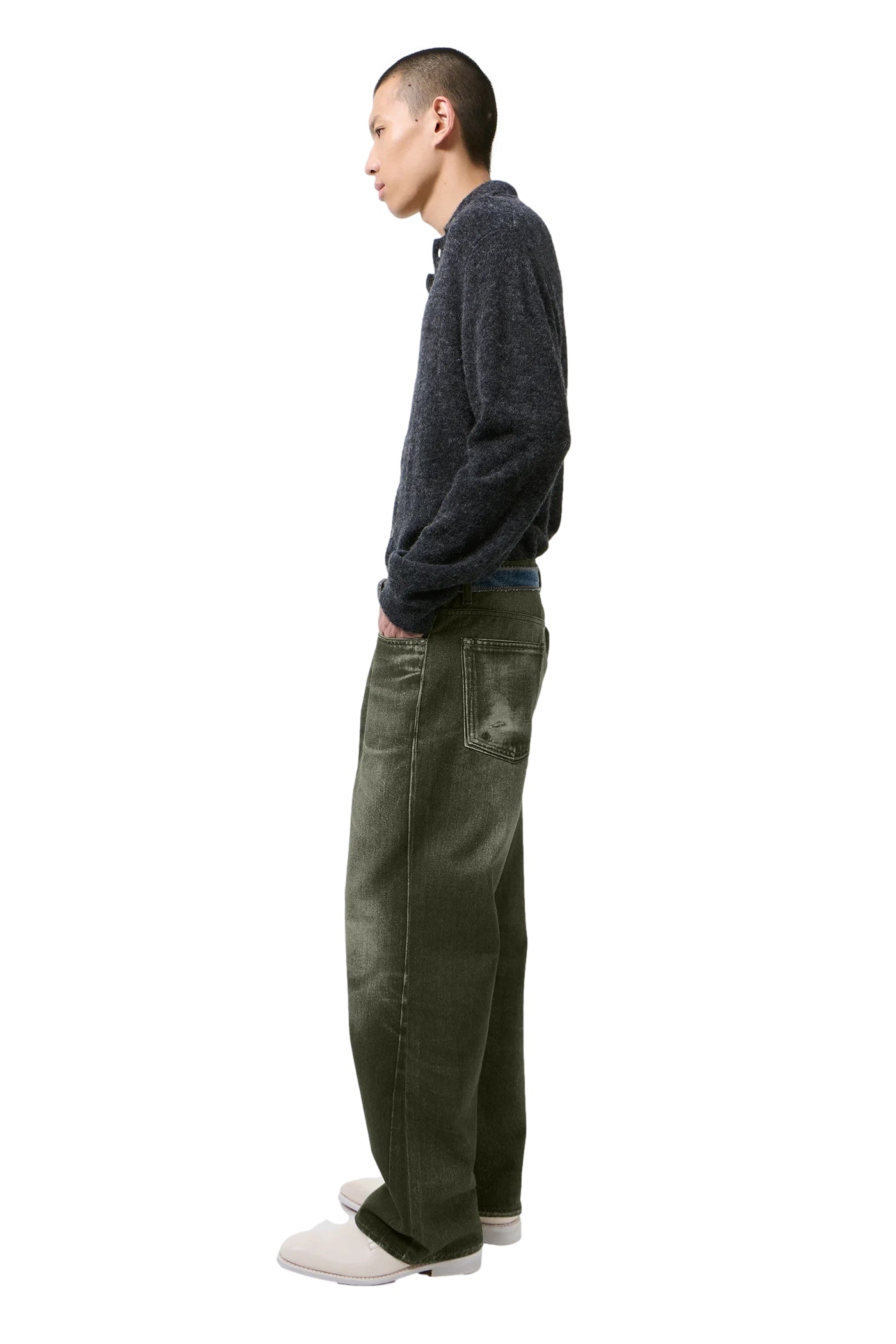 Our Legacy Third Cut Jeans Grå Grønn - modostore.no