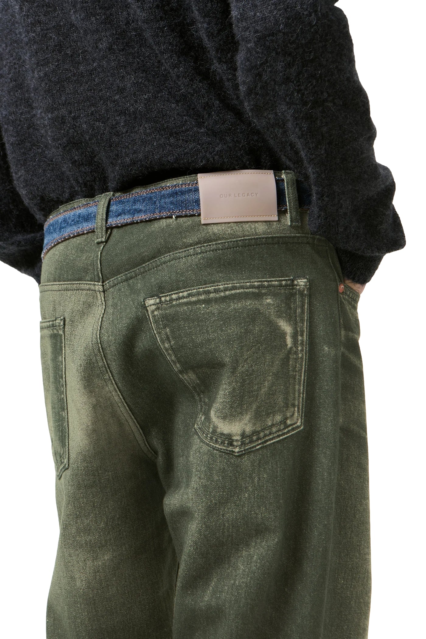 Our Legacy Third Cut Jeans Grå Grønn - modostore.no